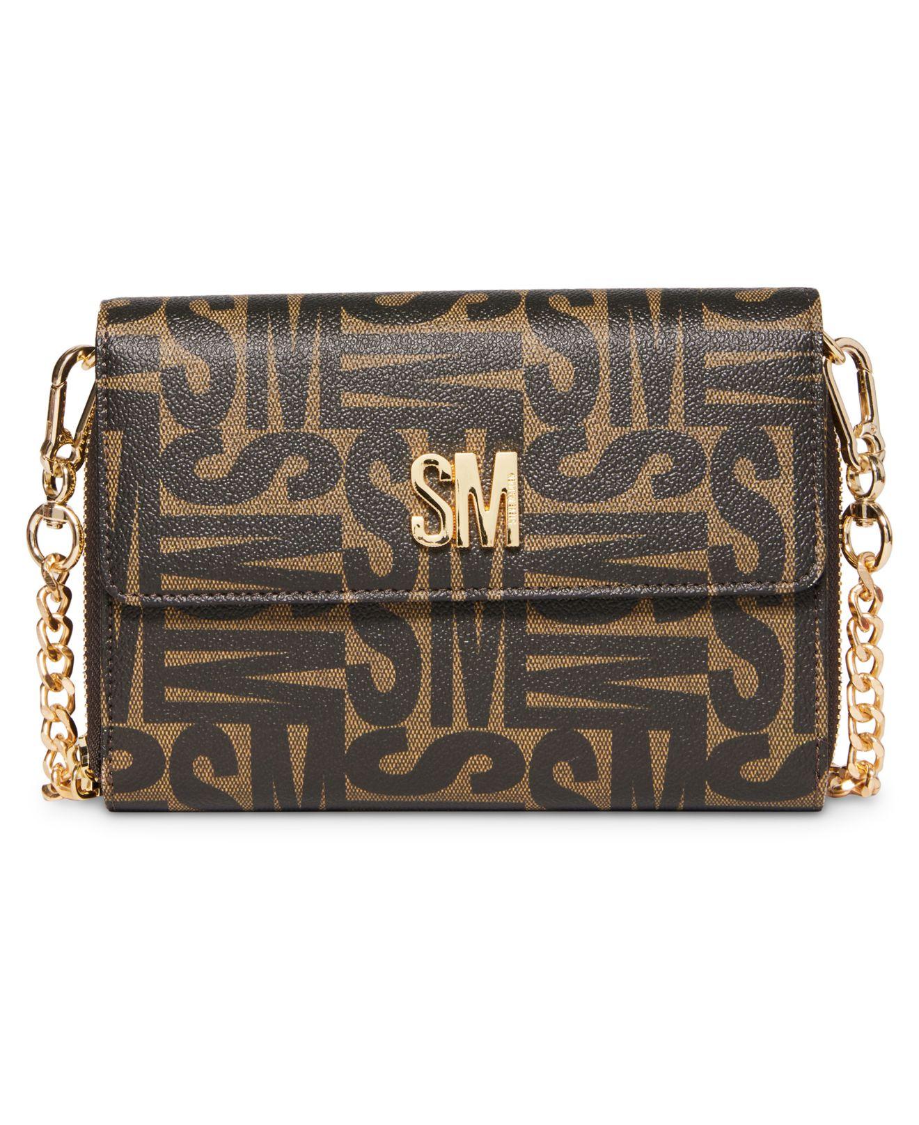 Steve Madden Bcarina Quilted Crossbody Wallet in Brown Lyst