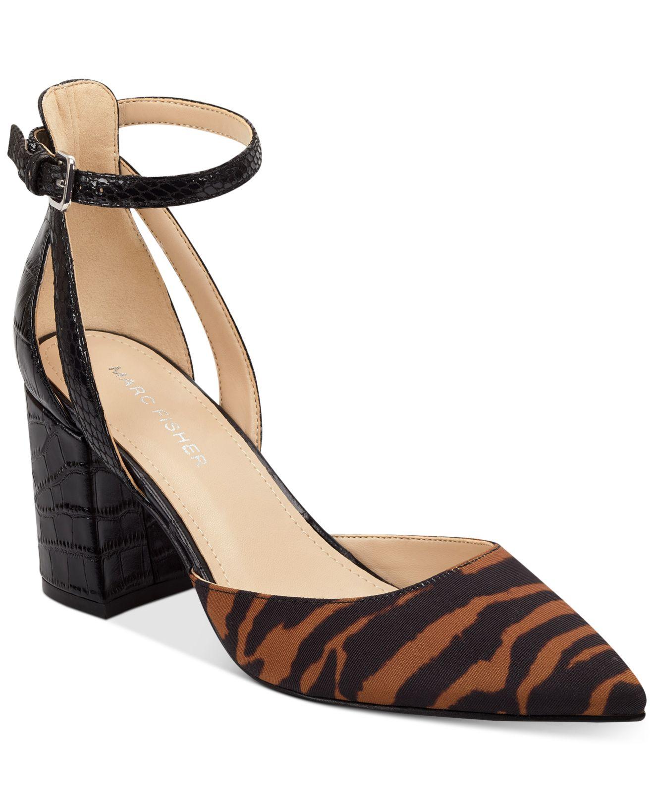 marc fisher block heel pumps