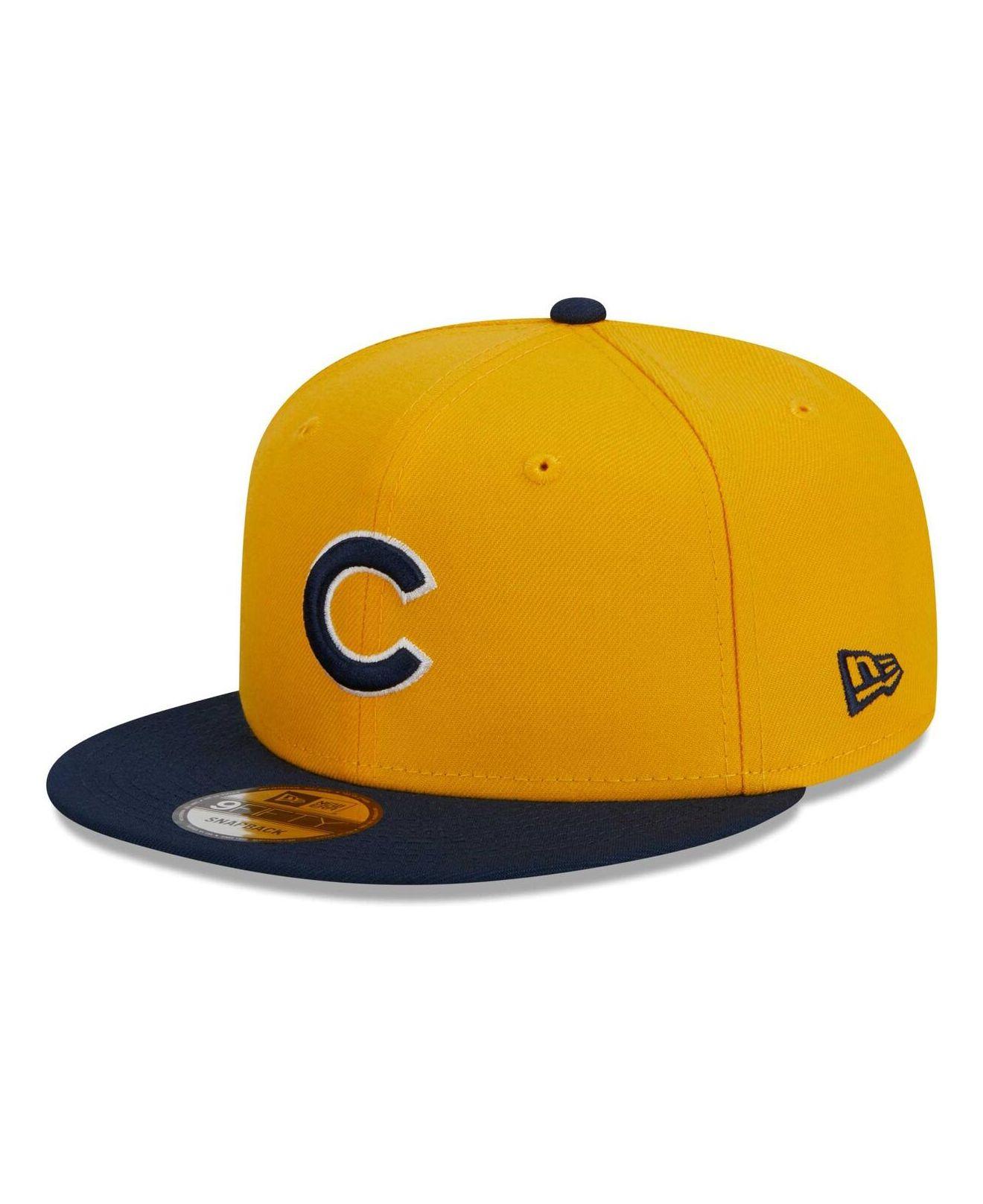 KTZ Chicago Bears Black Metallic Gold 9fifty Snapback Cap for Men