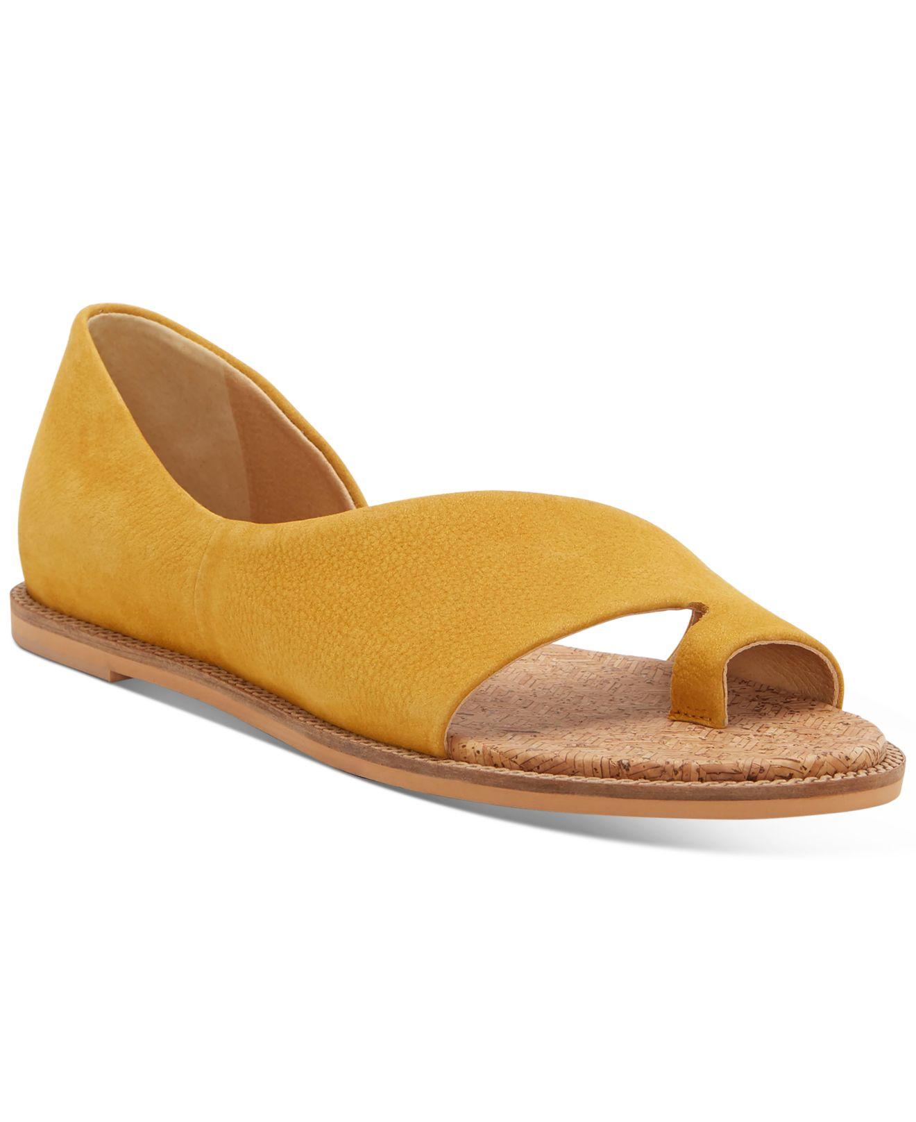 lucky brand yellow sandals