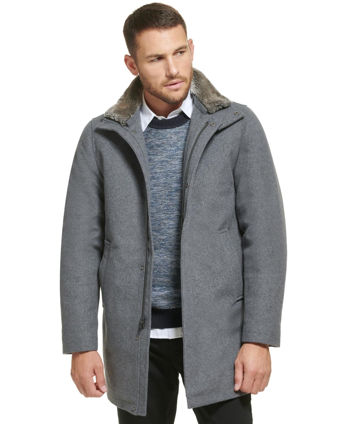 Calvin Klein Urban Walker Coat in Gray for Men | Lyst