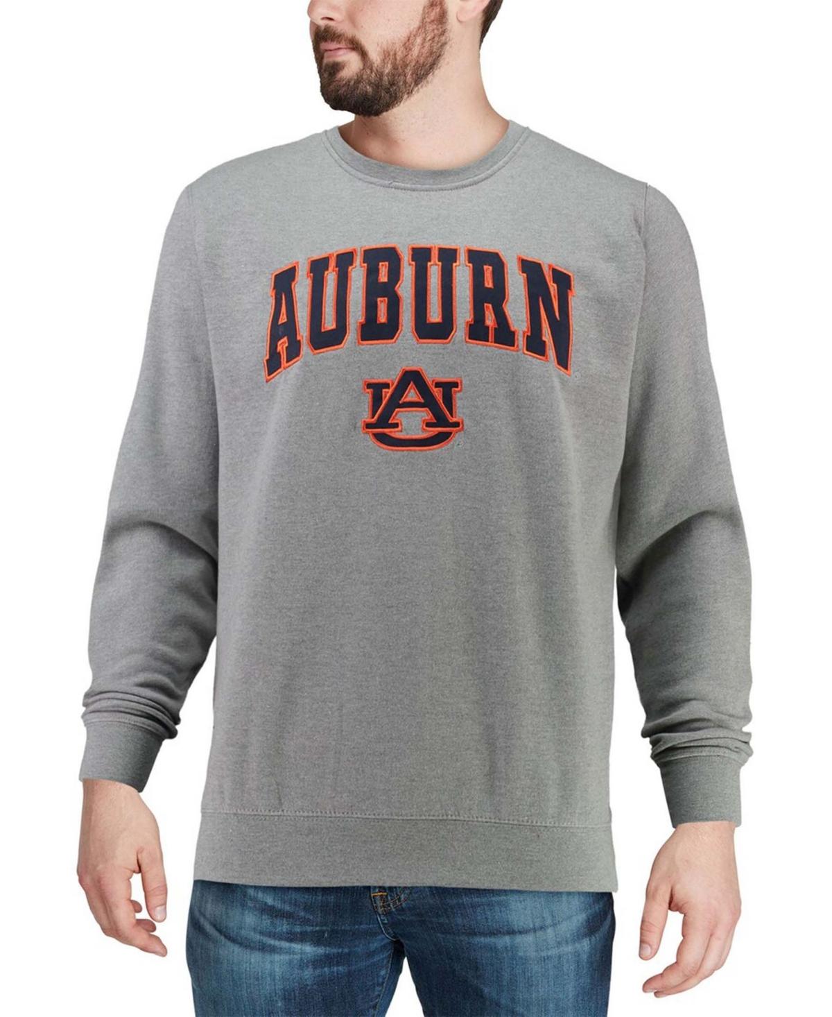 Colosseum Athletics Auburn Tigers Arch And Logo Crew Neck Sweatshirt in Gray for Men Lyst