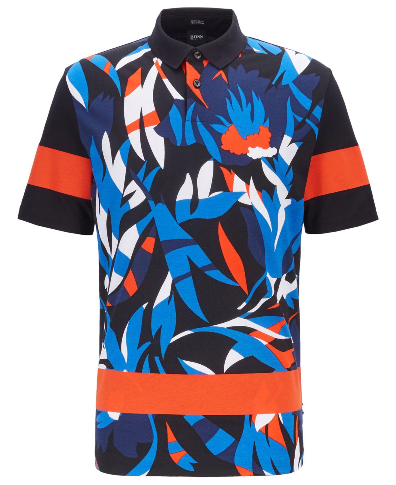 hugo boss knitted polo shirt