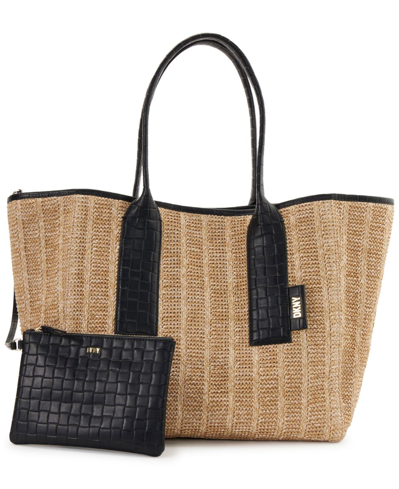 DKNY Grayson Large Tote in Black | Lyst