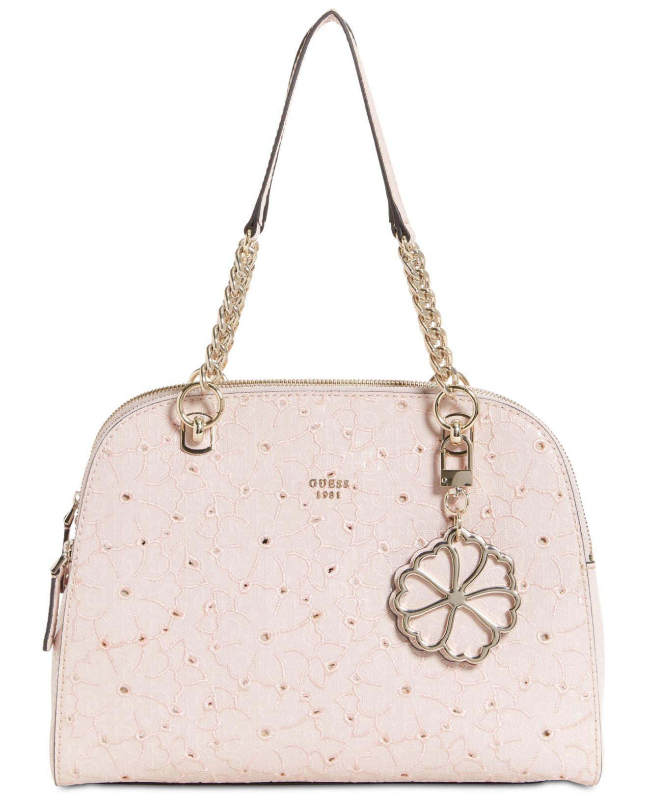 rose gold guess bag