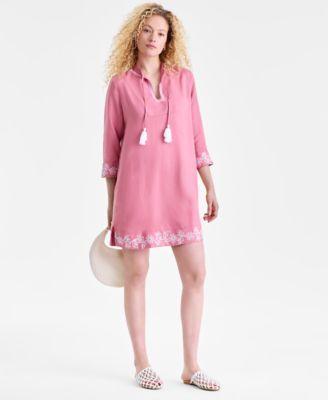 charter club fit and flare dress Charter Club Women's Plus Size Lace Fit & Flare Dress main image 1