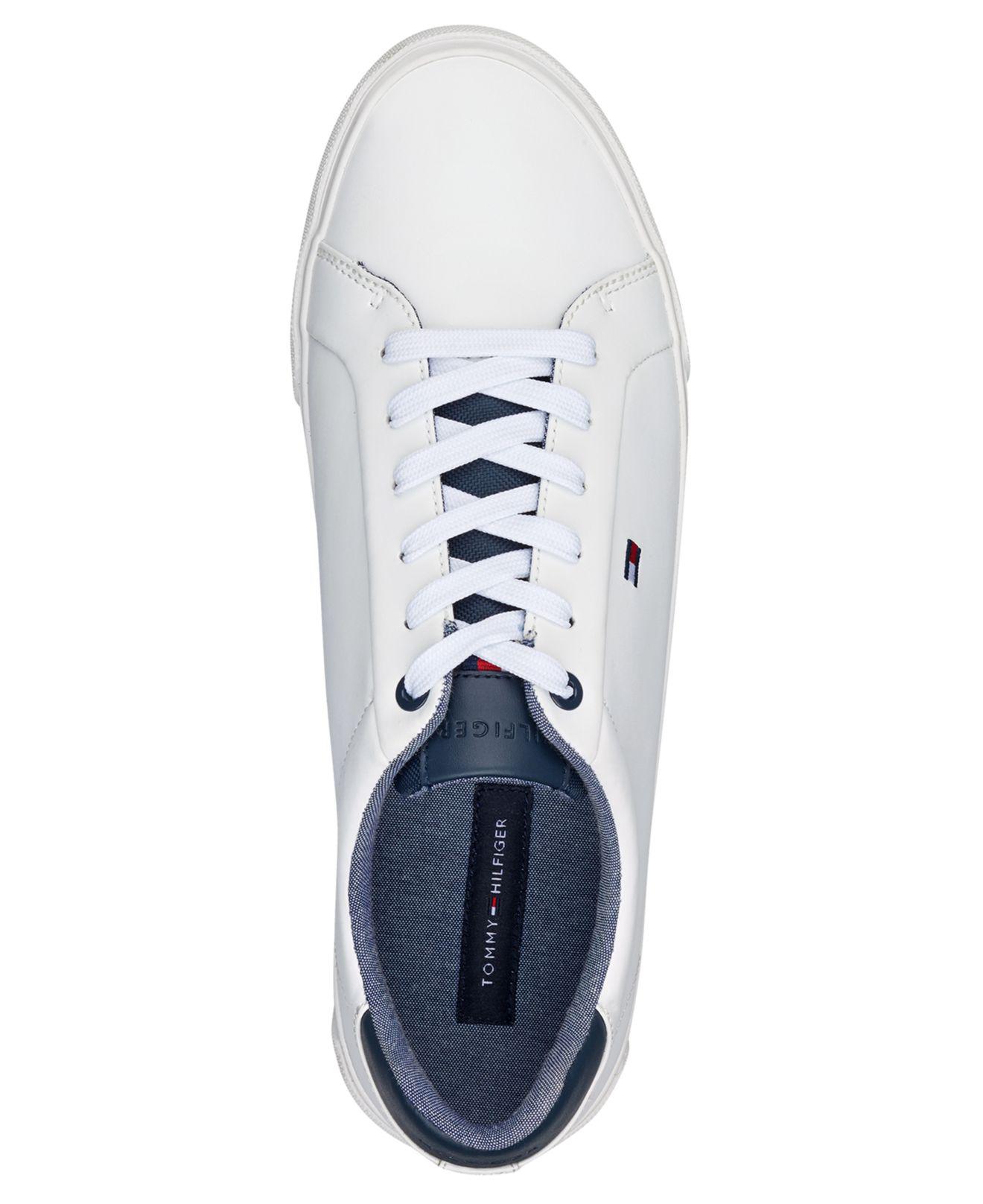 Tommy Hilfiger Leather Ref Low-top Sneakers in White for Men - Lyst