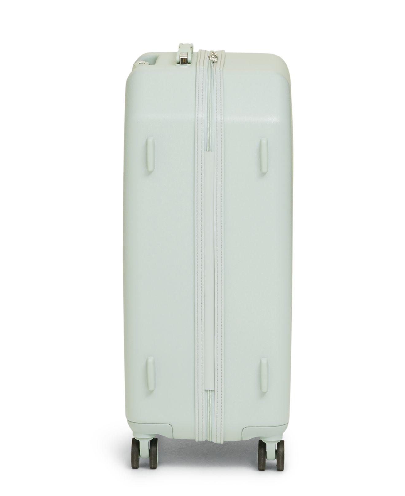 dkny white suitcase