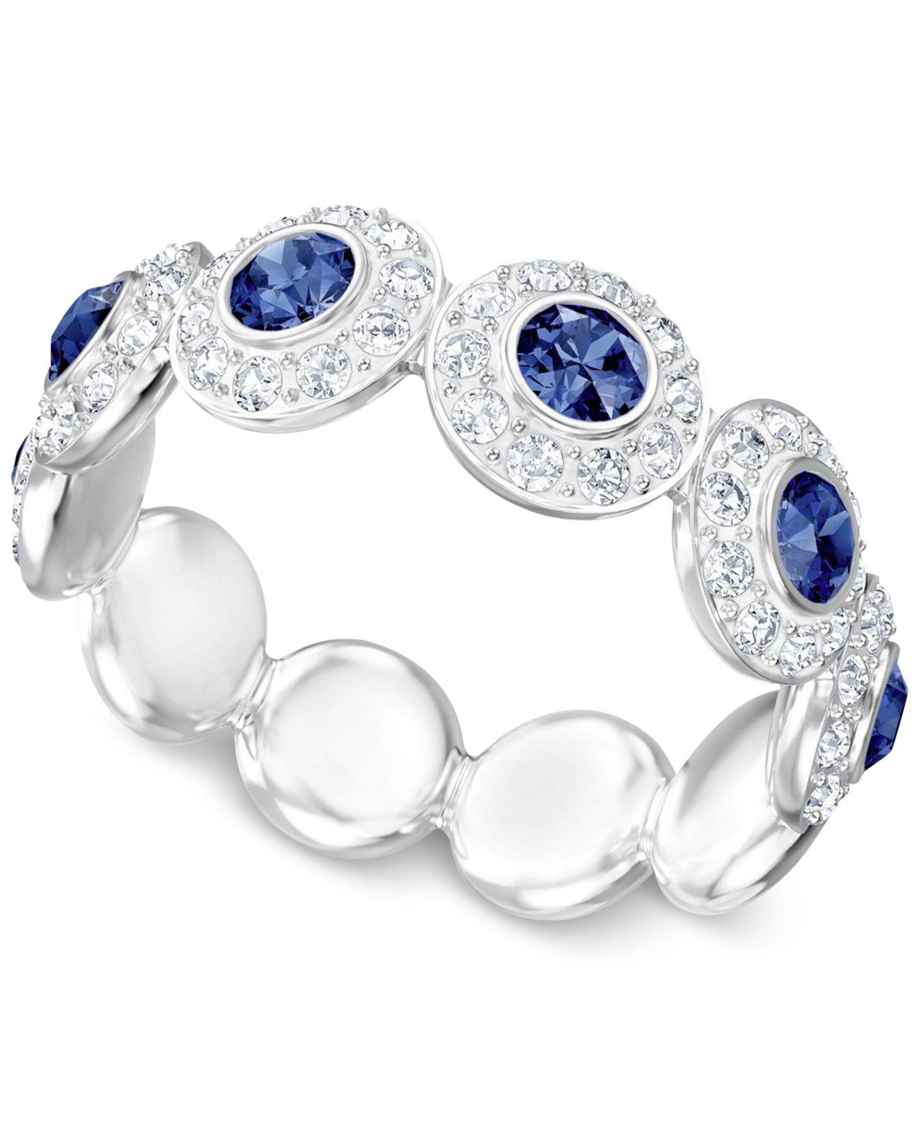 Swarovski Angelic Crystal Ring in Blue | Lyst