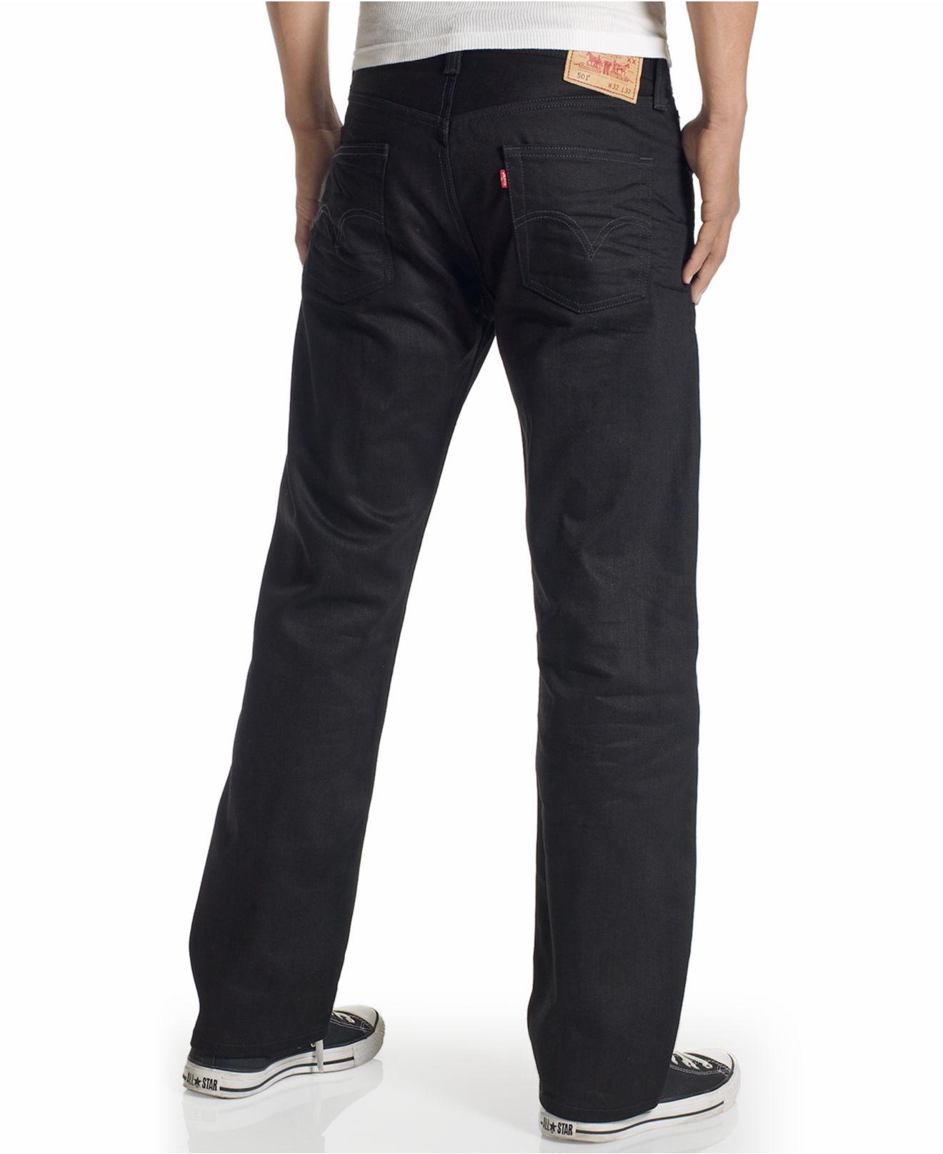 Levi's Denim 501 Original-fit Jeans in Nickel Black (Black) for Men | Lyst