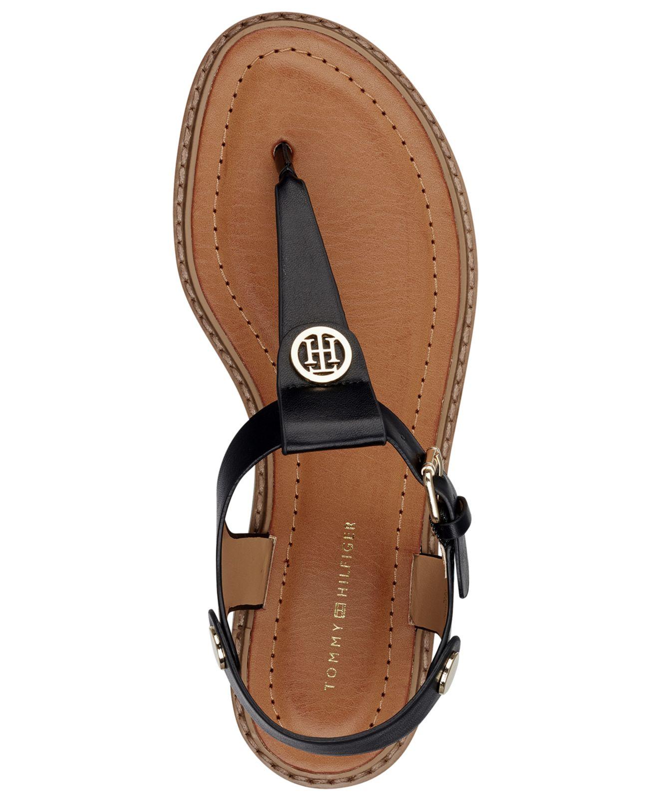 tommy hilfiger sandals flat