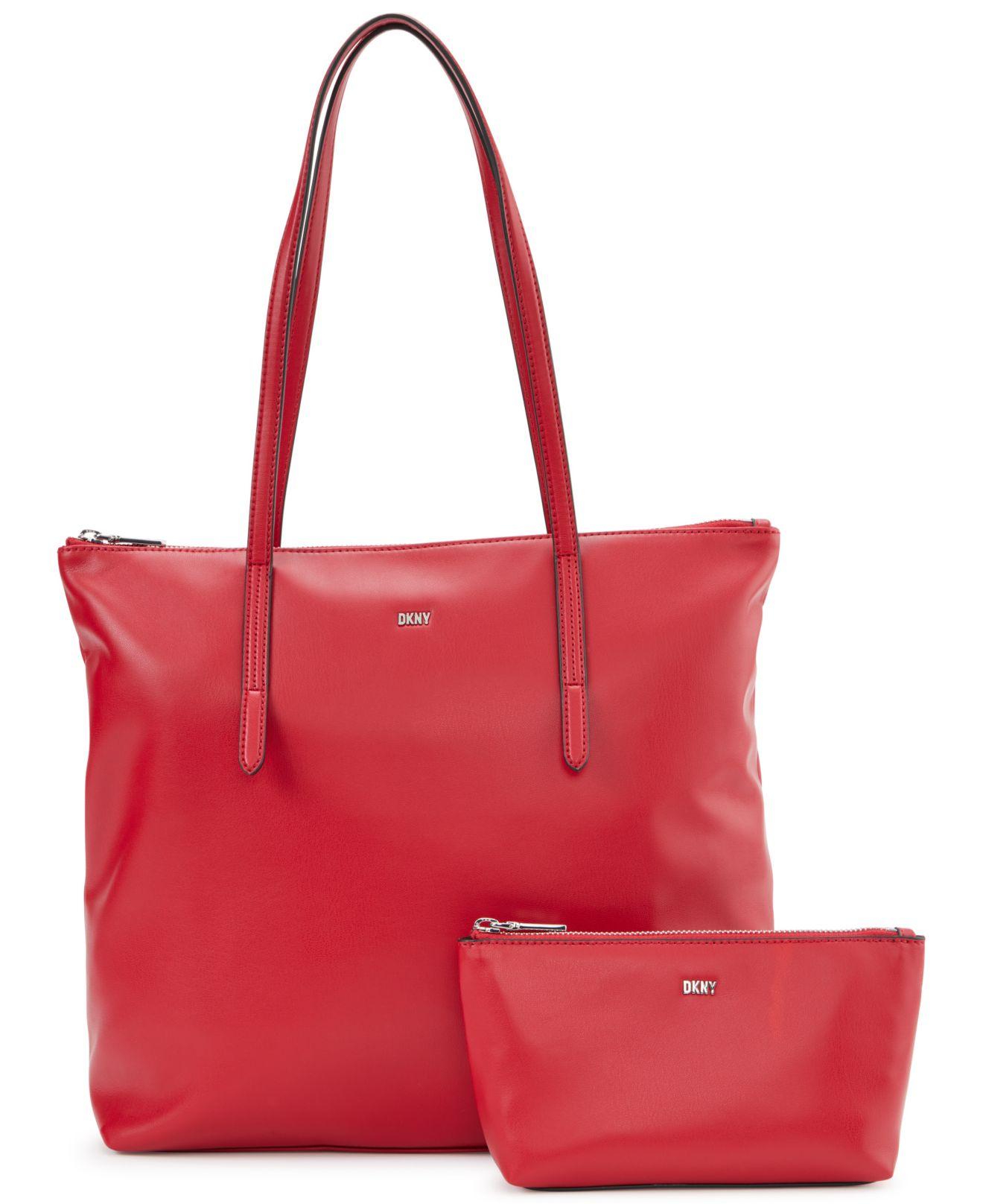 DKNY Phoenix 2 In 1 Tote Handbag Set in Red Lyst