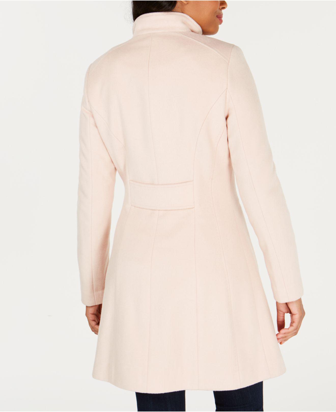 calvin klein stand collar coat