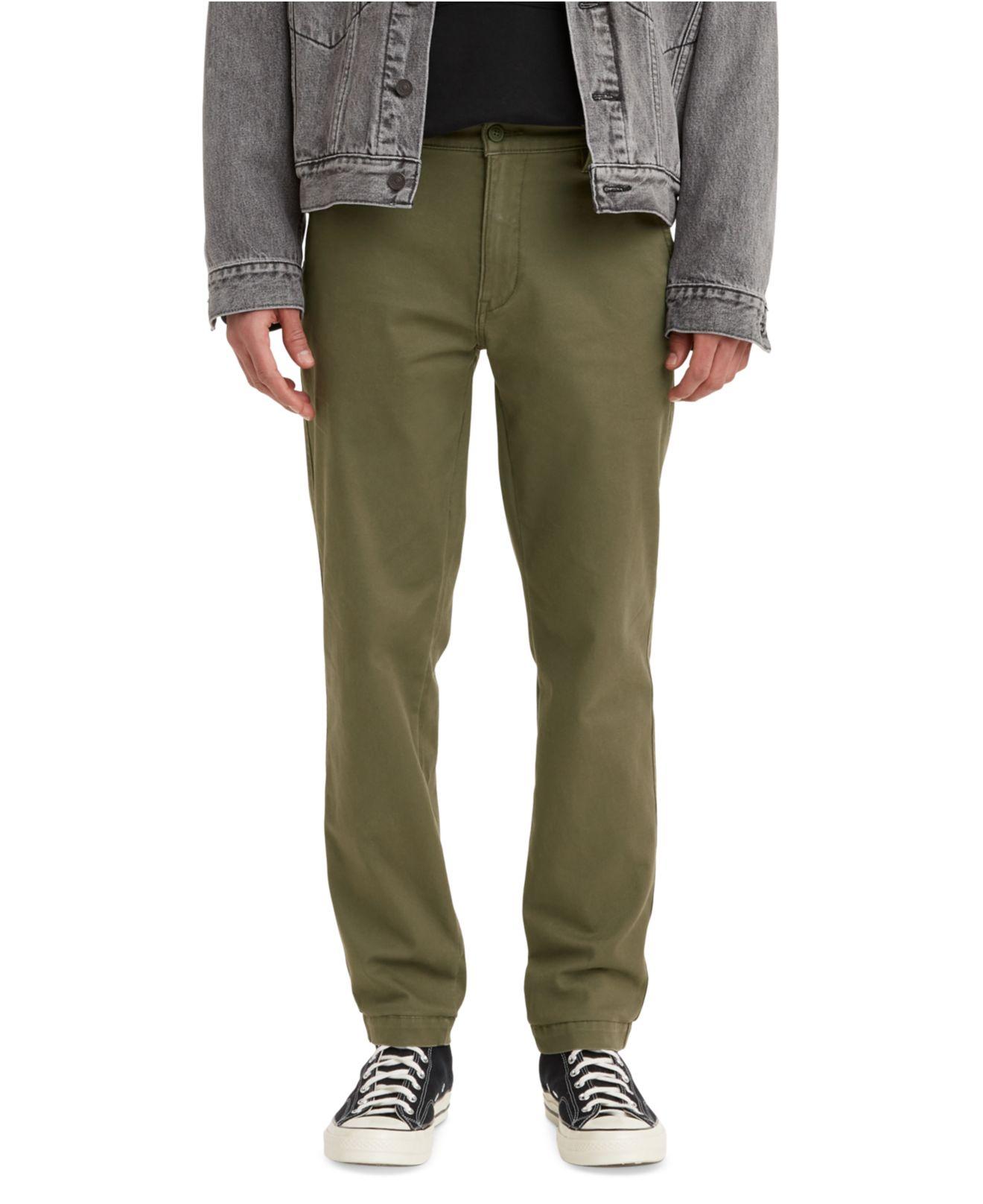 Levi's Xx Chino Relaxed Taper Twill Pants in Green for Men | Lyst