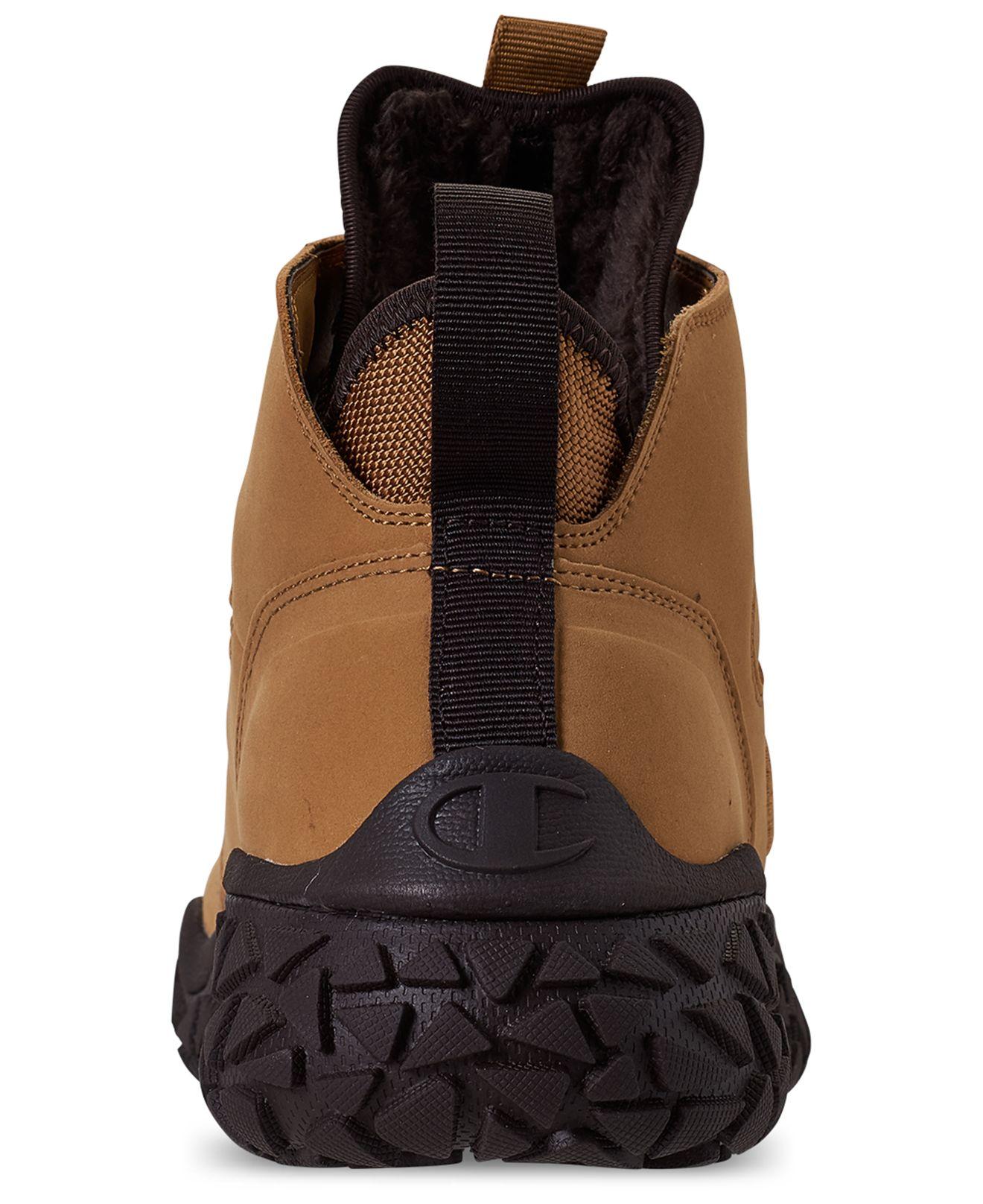 men's champion tank grid mid athletic sneaker boots