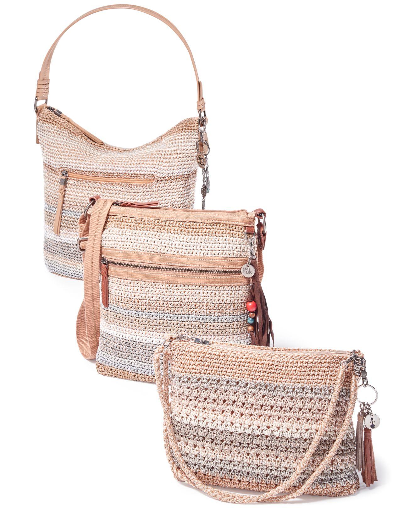 the sak sequoia crochet hobo