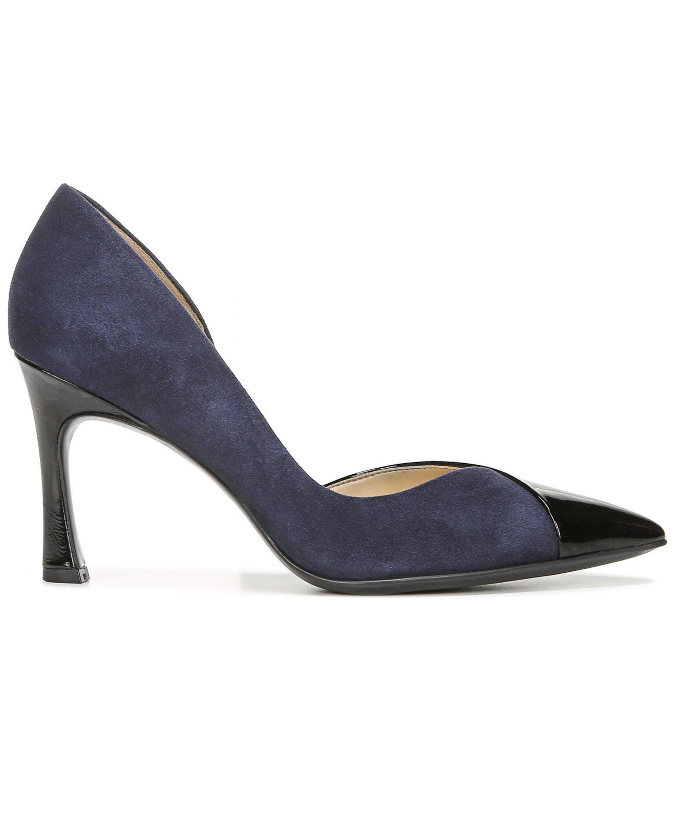 naturalizer navy blue heels