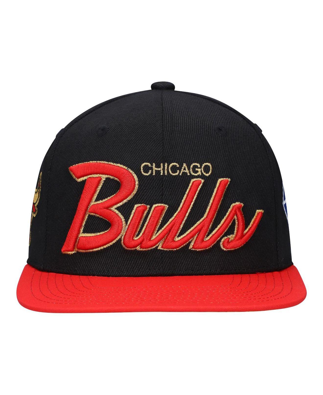 Lids Chicago Bulls Mitchell & Ness 50th Anniversary Snapback Hat - Red