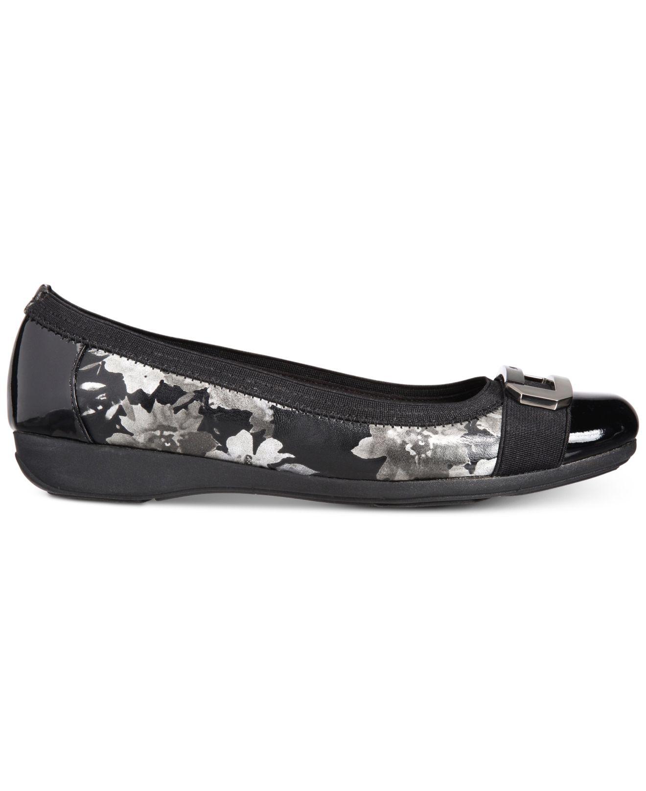 anne klein uplift buckle flats