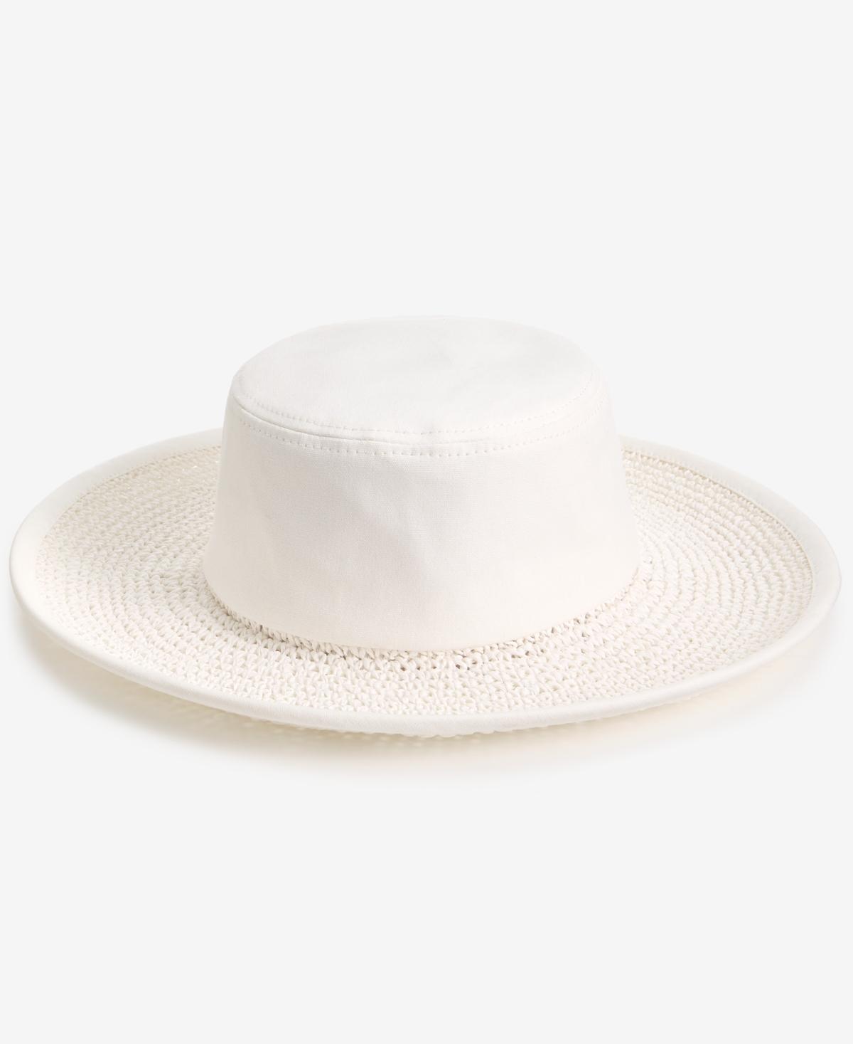 Giani Bernini Canvas Straw Bucket Hat in Natural | Lyst