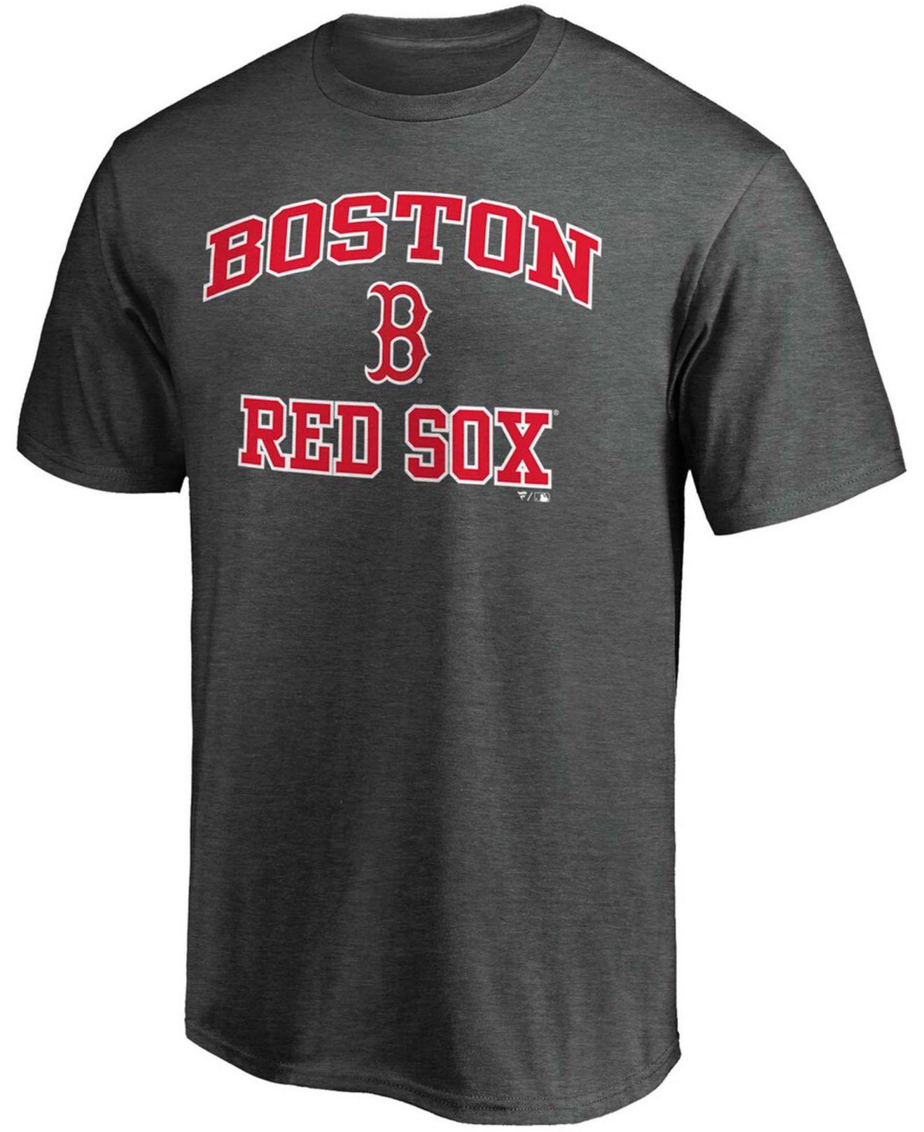 Fanatics Charcoal Boston Red Sox Heart Soul T-shirt in Black for Men