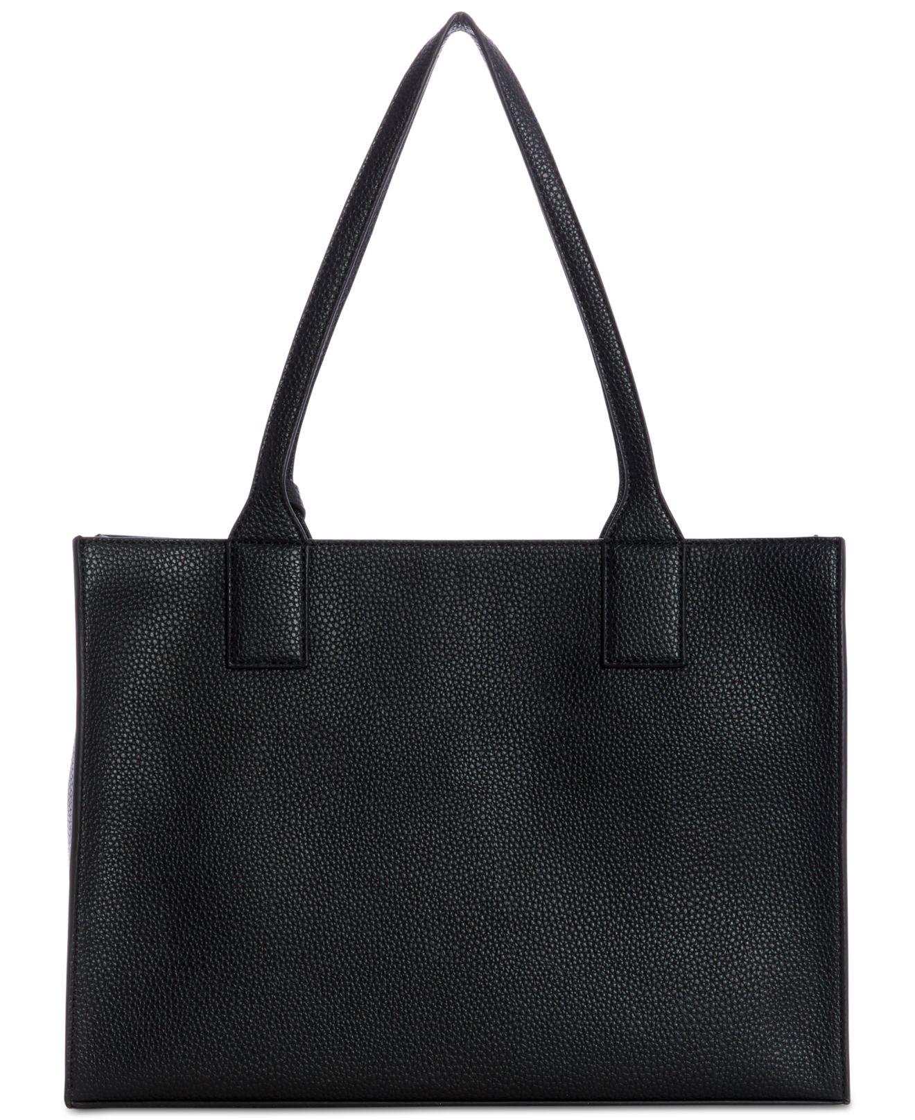 guess west side tote with laptop sleeve
