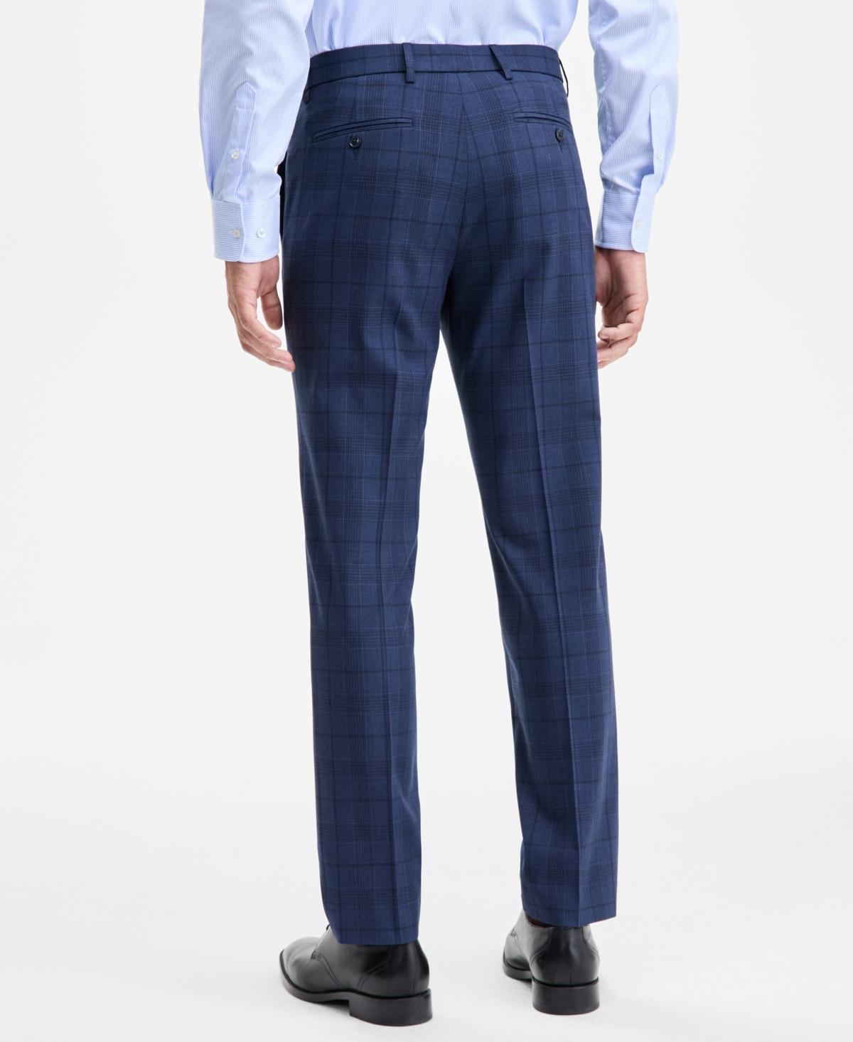 Tommy Hilfiger Modern-fit Th Flex Stretch Performance Plaid Pants in Blue  for Men | Lyst