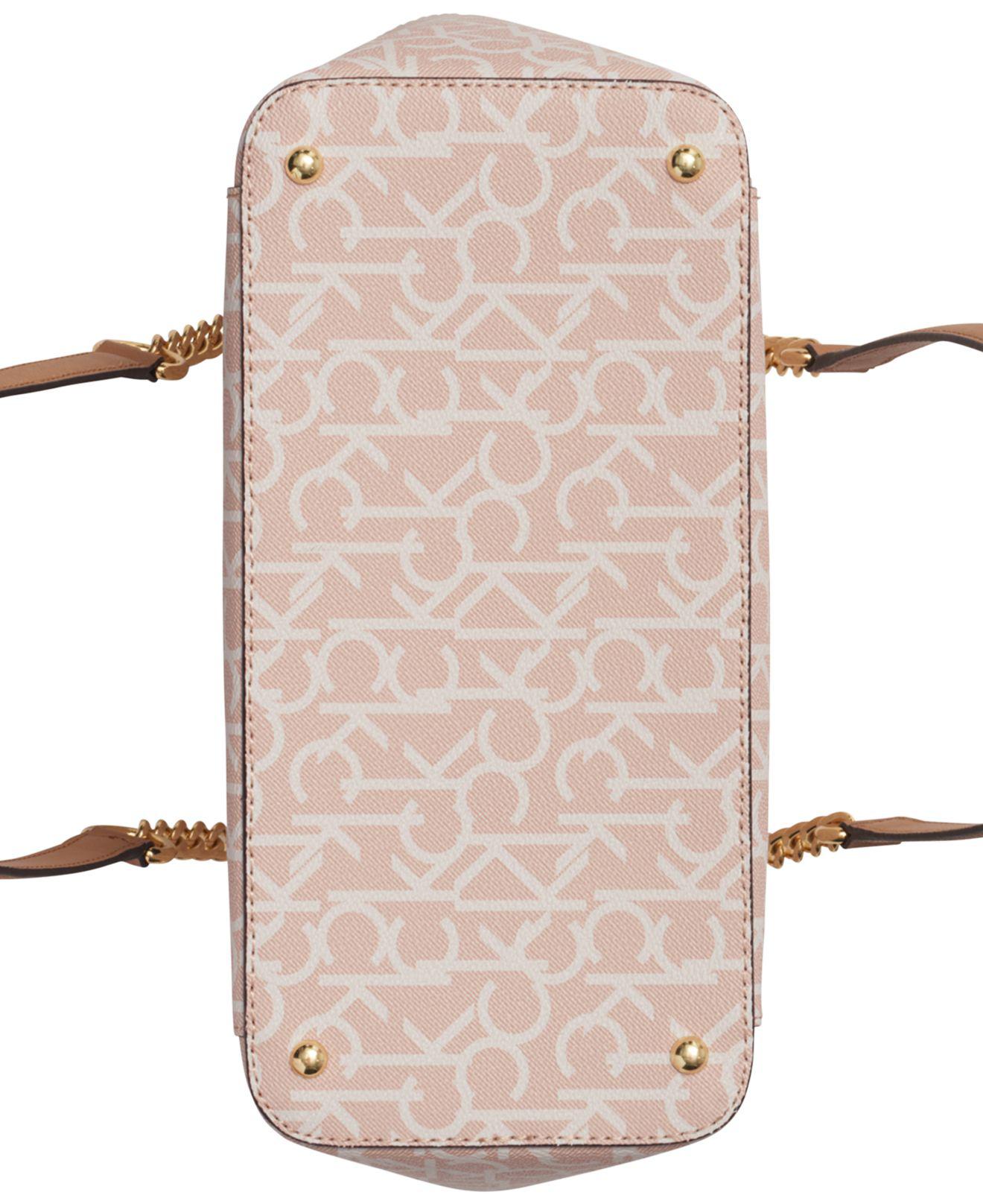 calvin klein hayden large signature tote