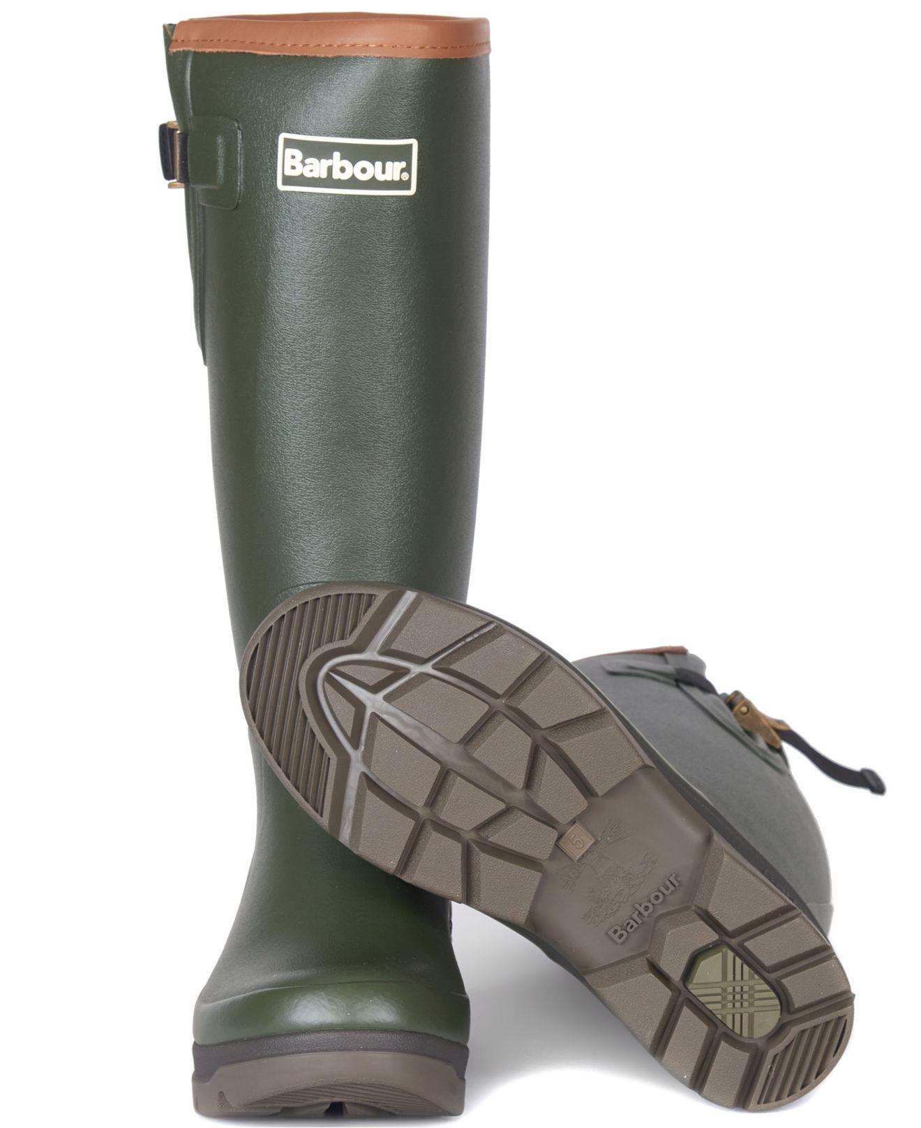 barbour rain boots