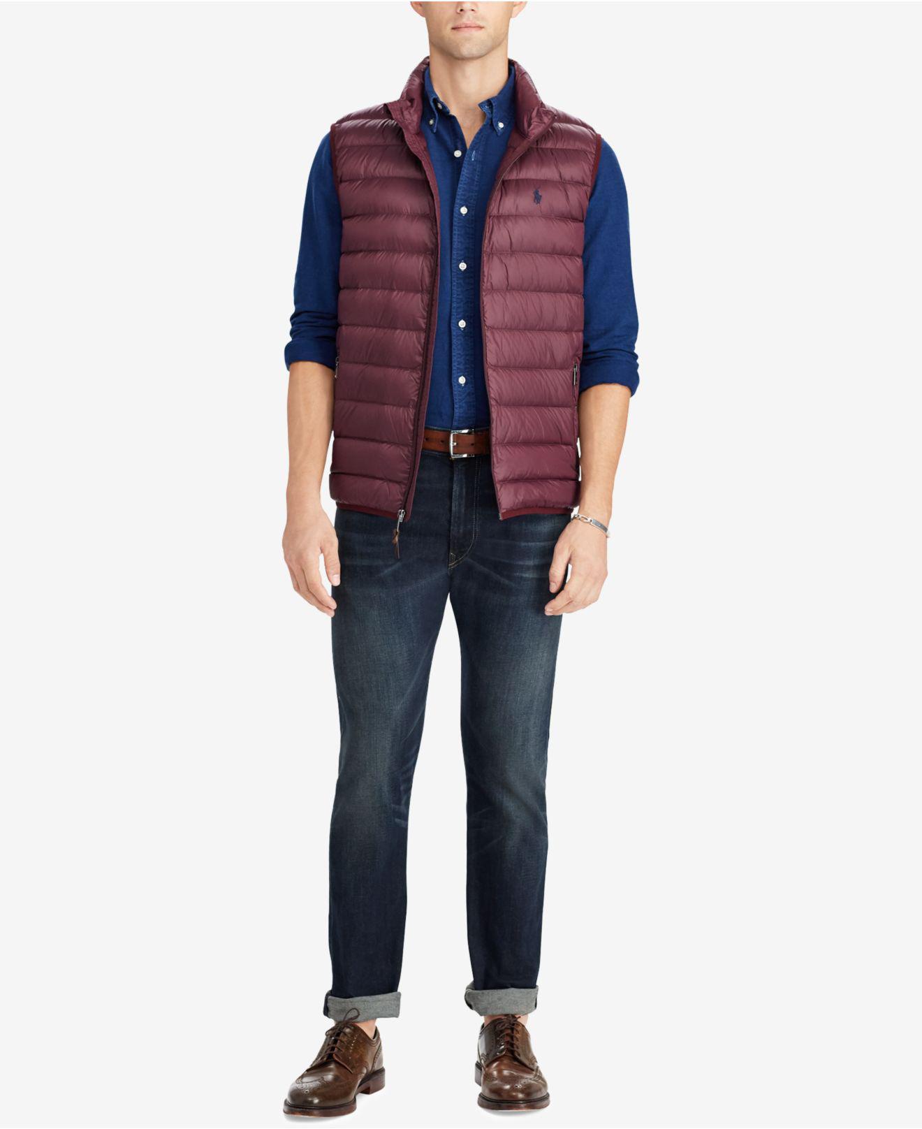 ralph lauren packable vest