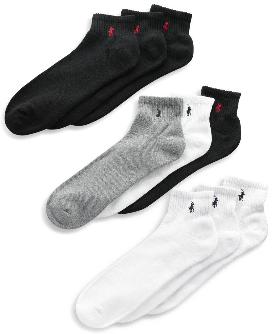 ralph lauren white sports socks
