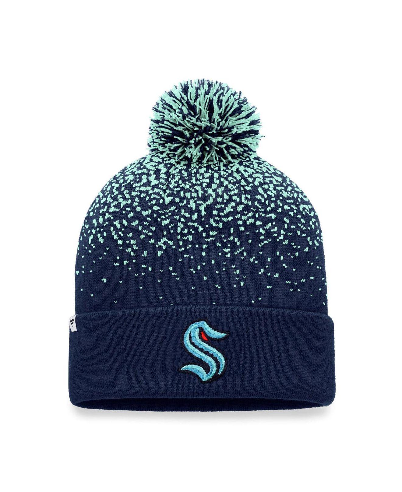 Men's adidas Deep Sea Blue Seattle Kraken Snapback Hat