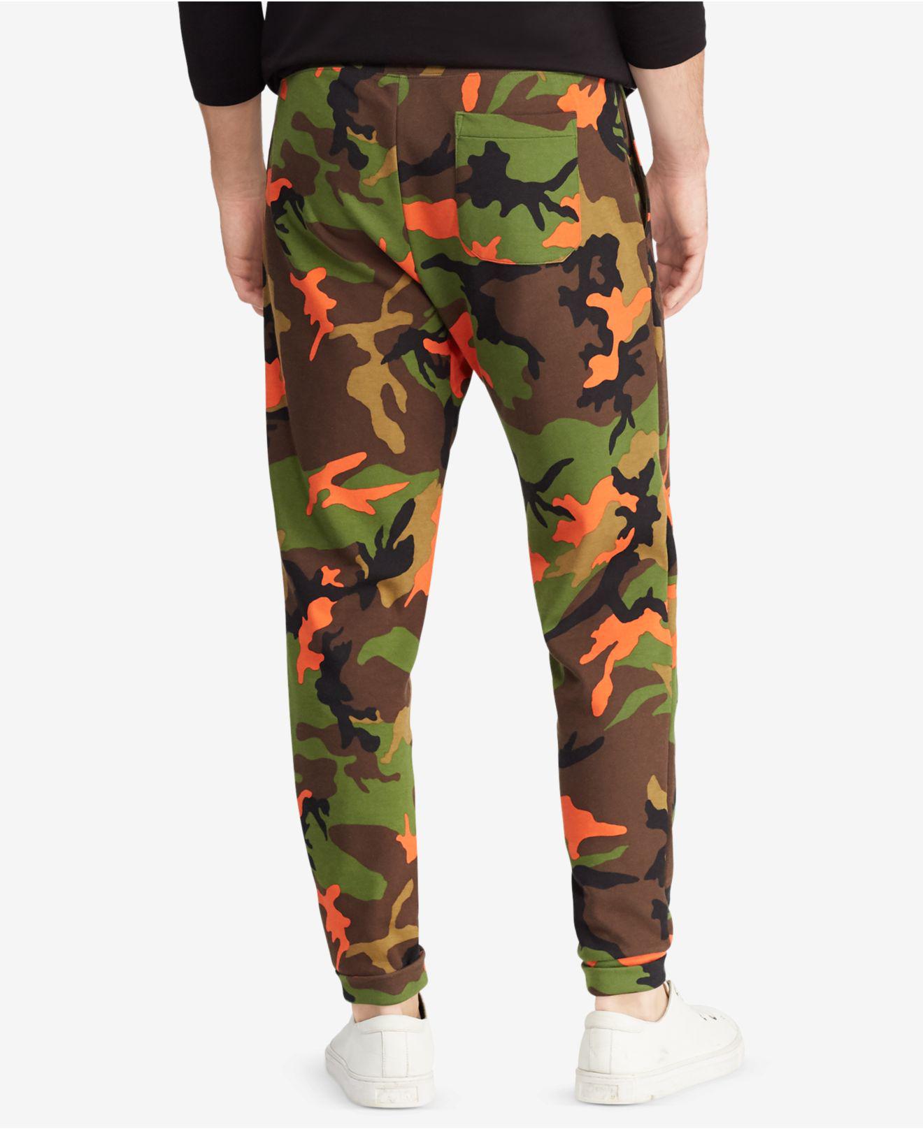 polo ralph lauren camo joggers