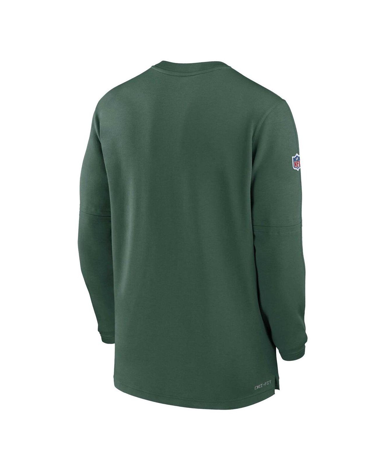 Nike Green Bay Packers Long Sleeve Mens T Shirt 3XL Dri-Fit Cotton Tee