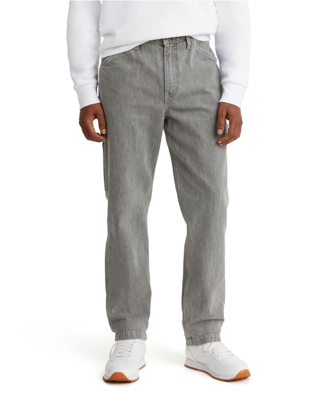 Levi's Tapered Carpenter Fit Non-stretch Jeans in Grey for Men | Lyst Canada