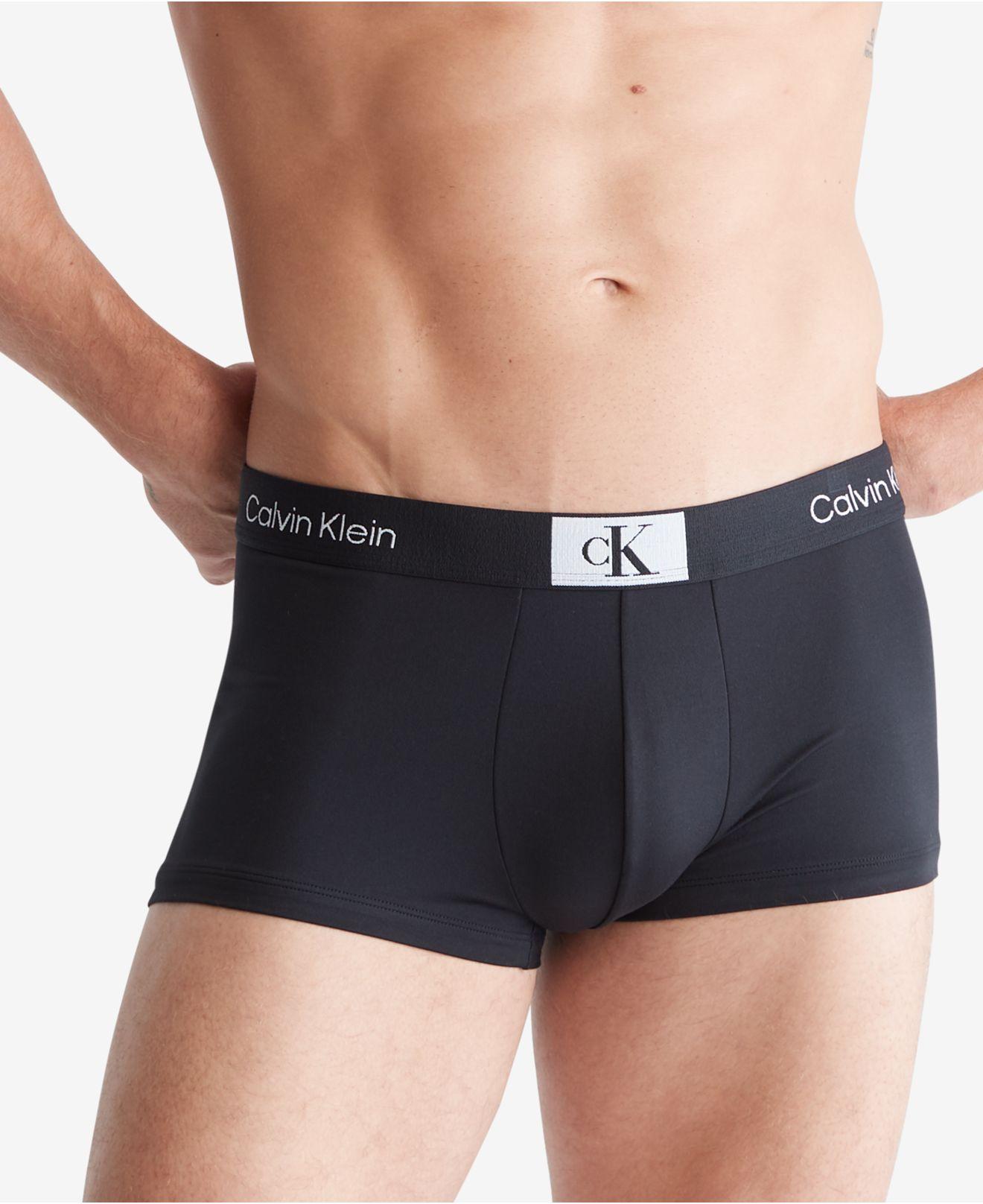 Calvin Klein 1996 Micro Low Rise Trunks Underwear in Black for Men