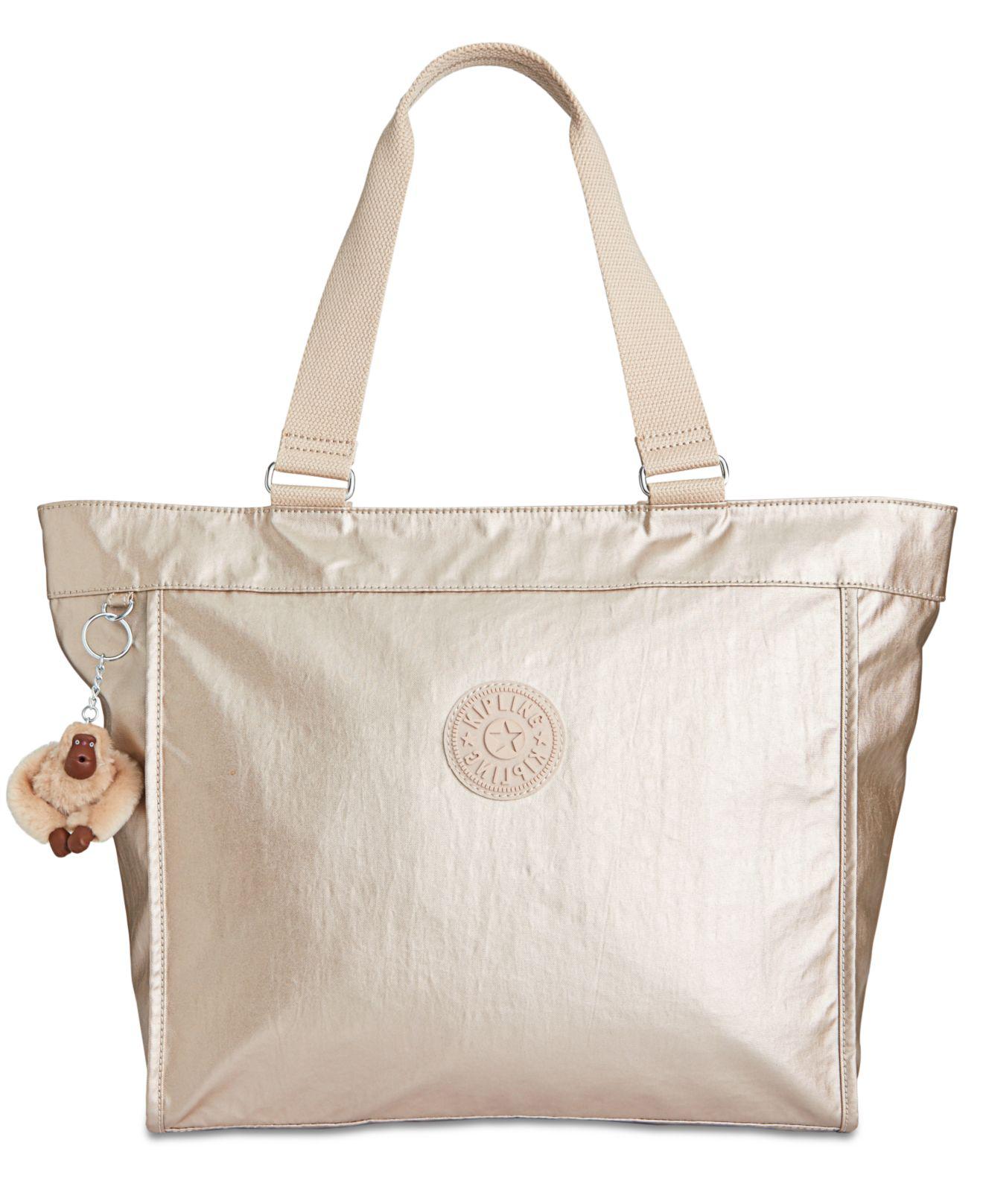 Lyst Kipling Large Per Tote Created For Macy S In Metallic Gallery