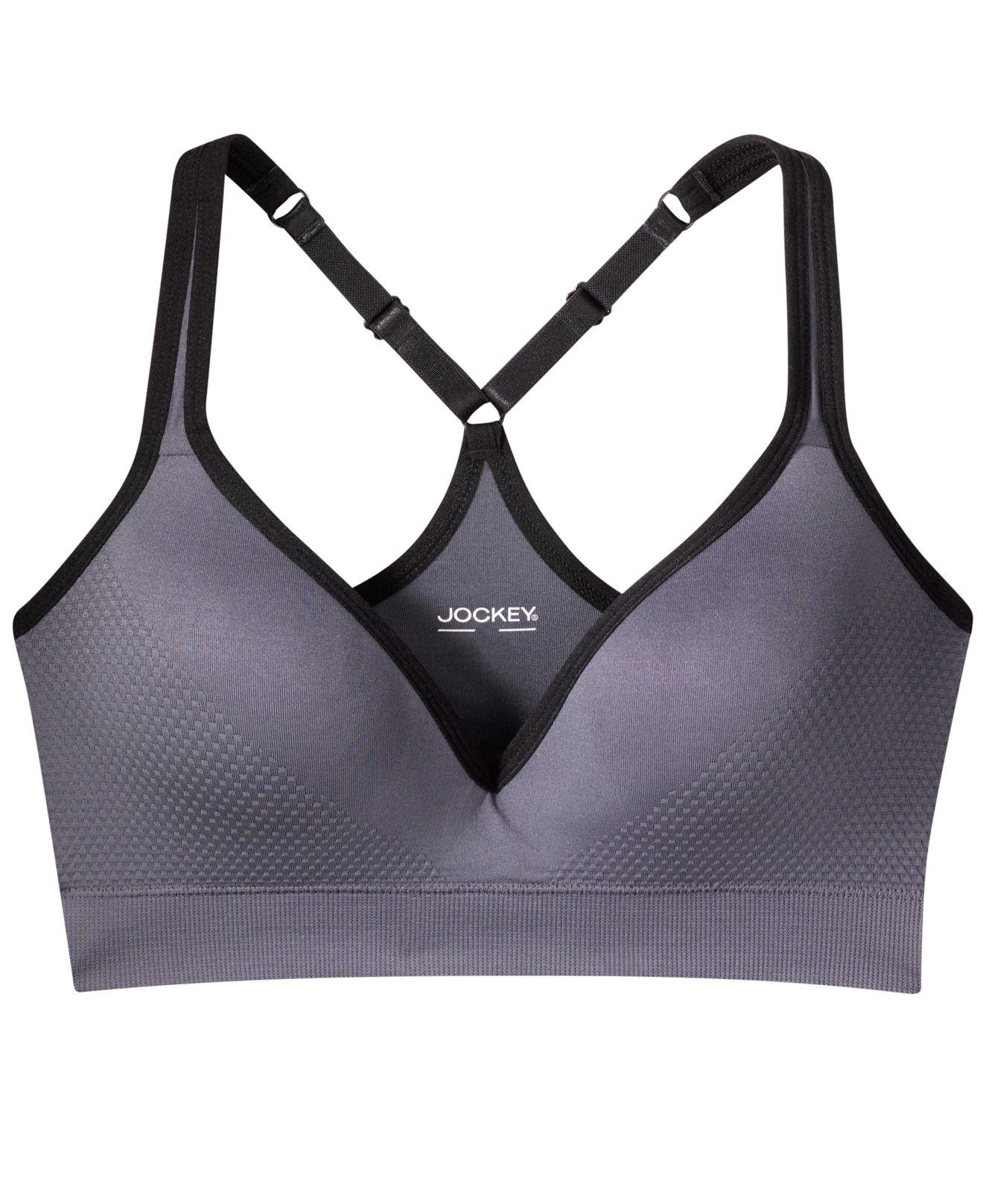 Jockey Synthetic Sport Molded Cup Medium Impact Seamless Sports Bra