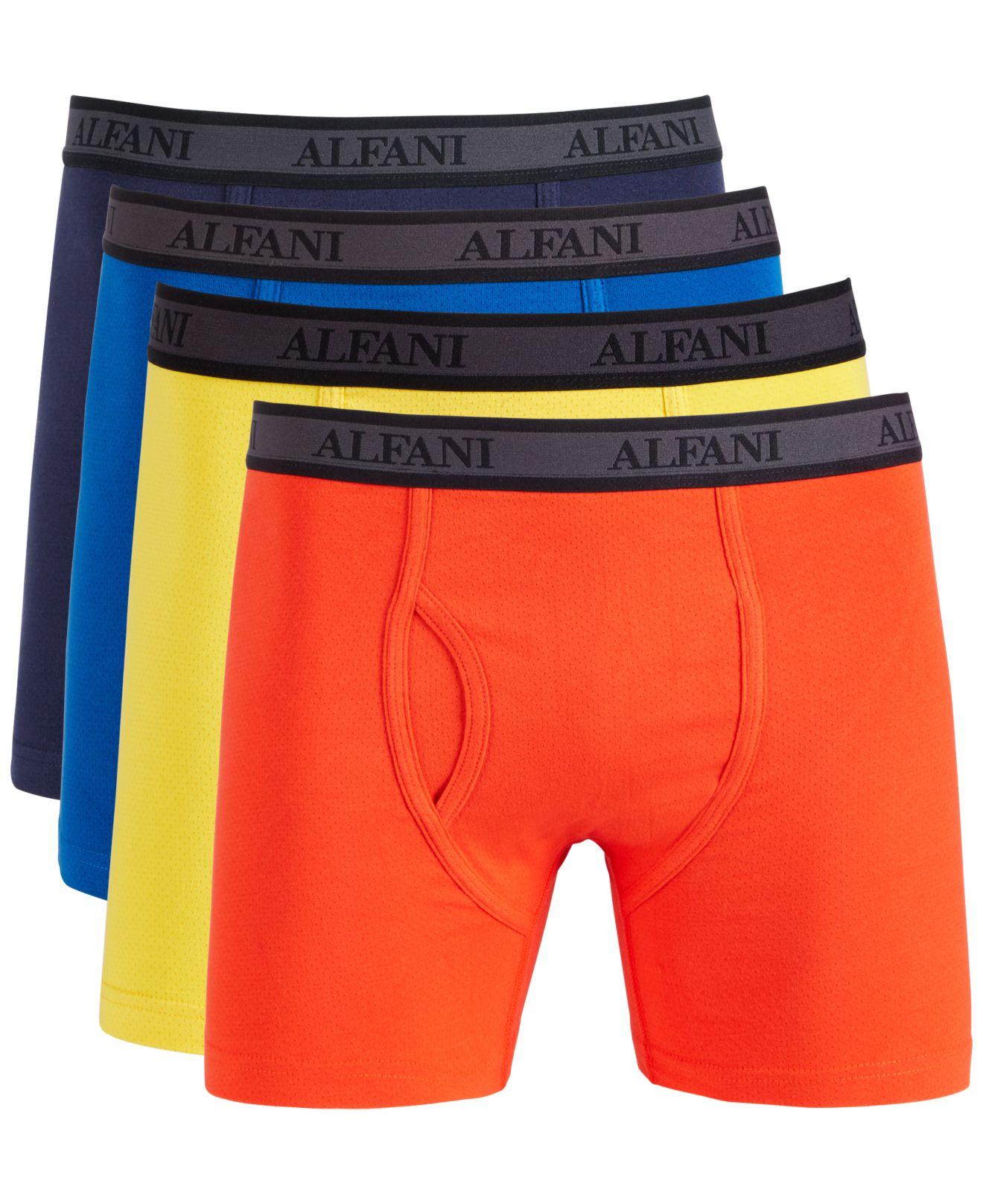 Lyst Alfani 4pk. Mesh Boxer Briefs, Created For Macy's in Blue for Men