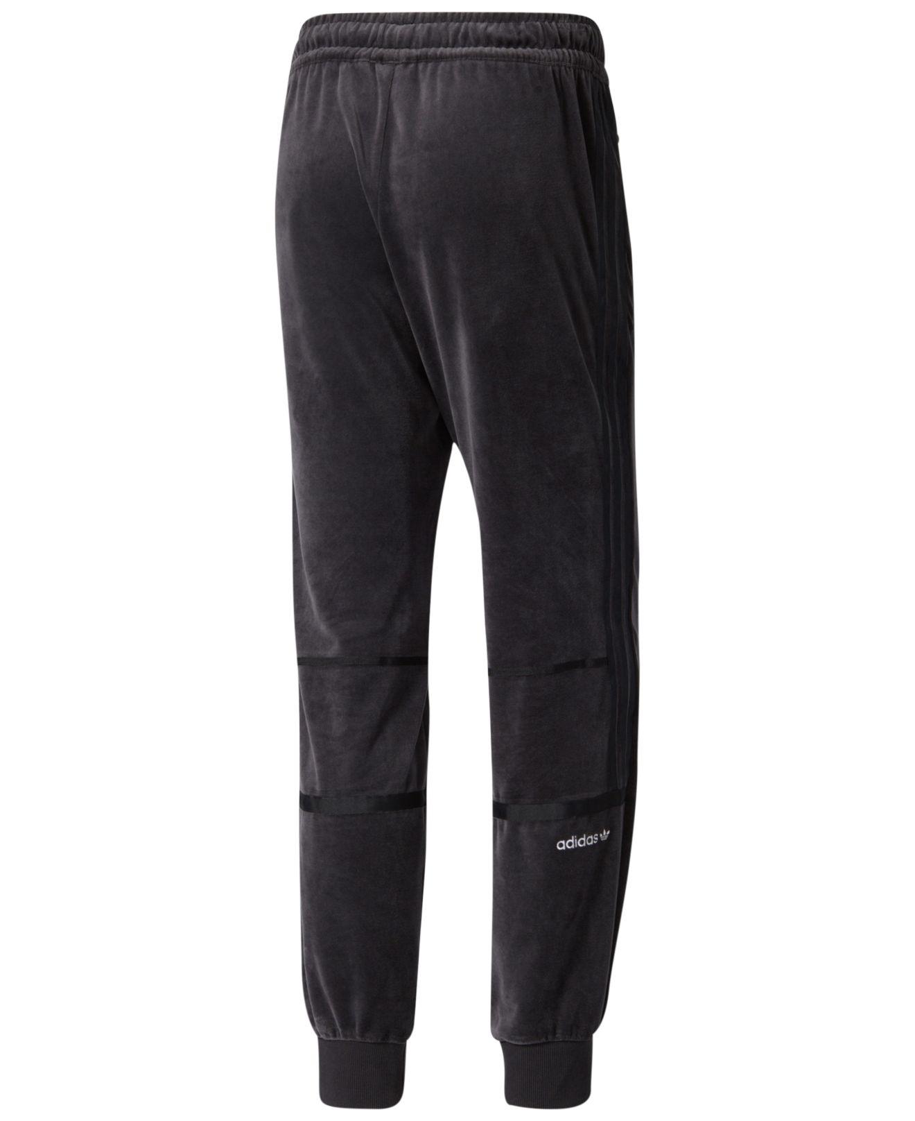 adidas originals challenger velour track pants
