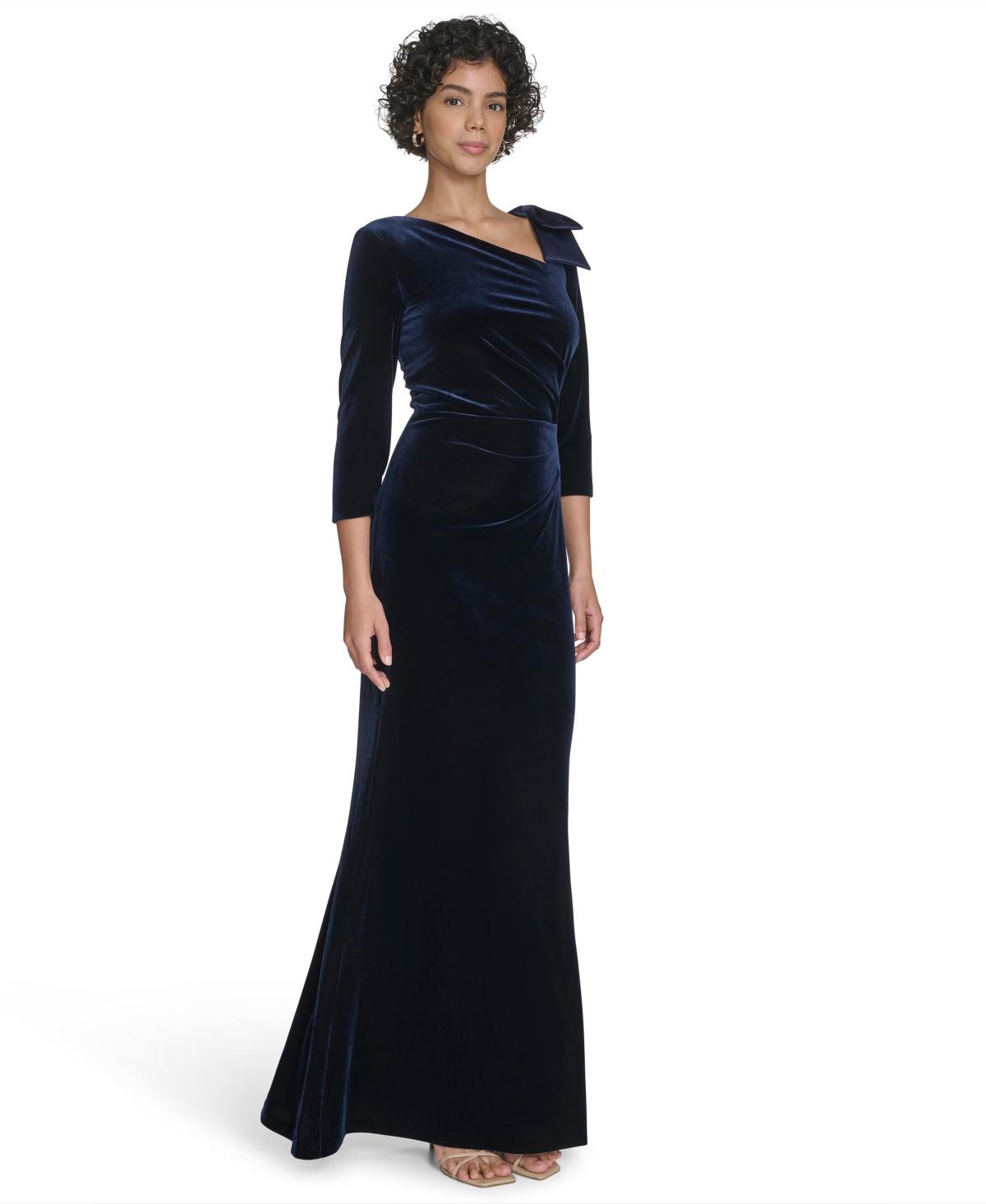 Asymmetrical Neck Jessica Howard Evening Gowns Jessica Howard