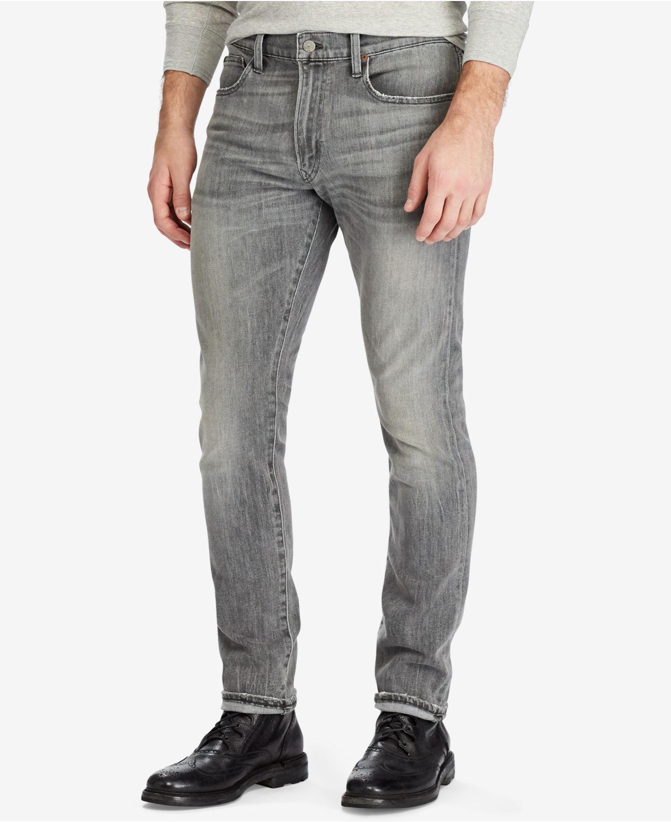 Polo Ralph Lauren Sullivan Slim Stretch Jeans in Gray for Men | Lyst