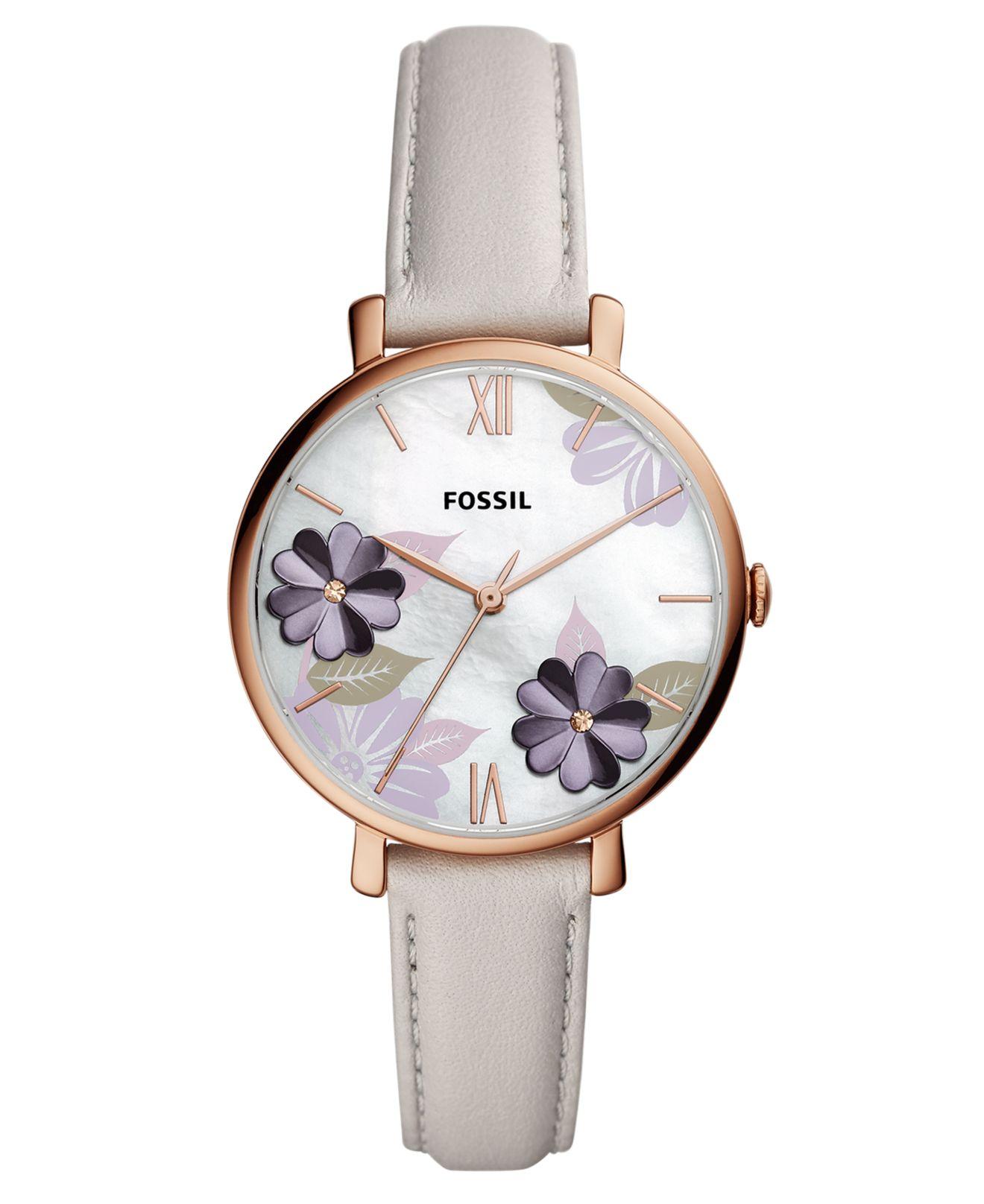 Fossil watch flower Clearance