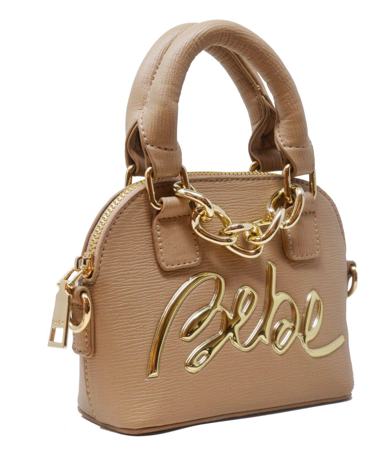 Bebe Gianna Micro Dome Crossbody In Beige Natural Lyst