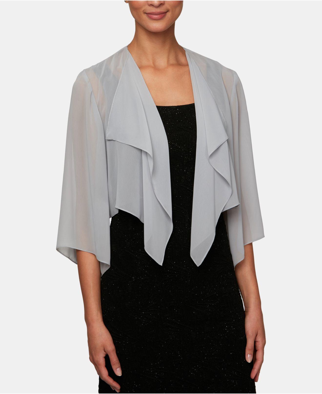 alex evenings chiffon cover up