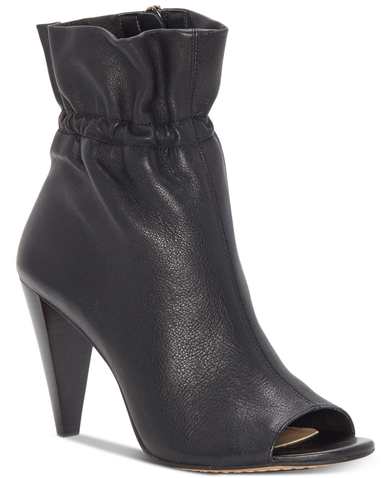 vince camuto cone heel bootie