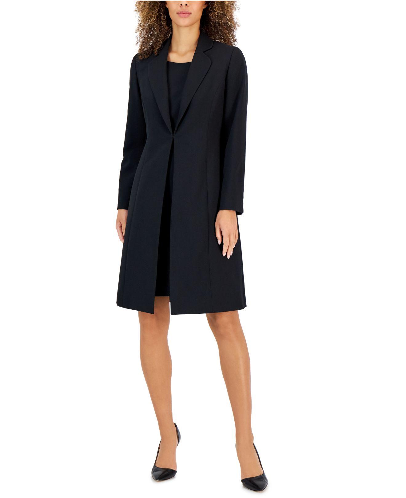 Le Suit Topper Jacket & Sheath Dress Suit in Blue Lyst