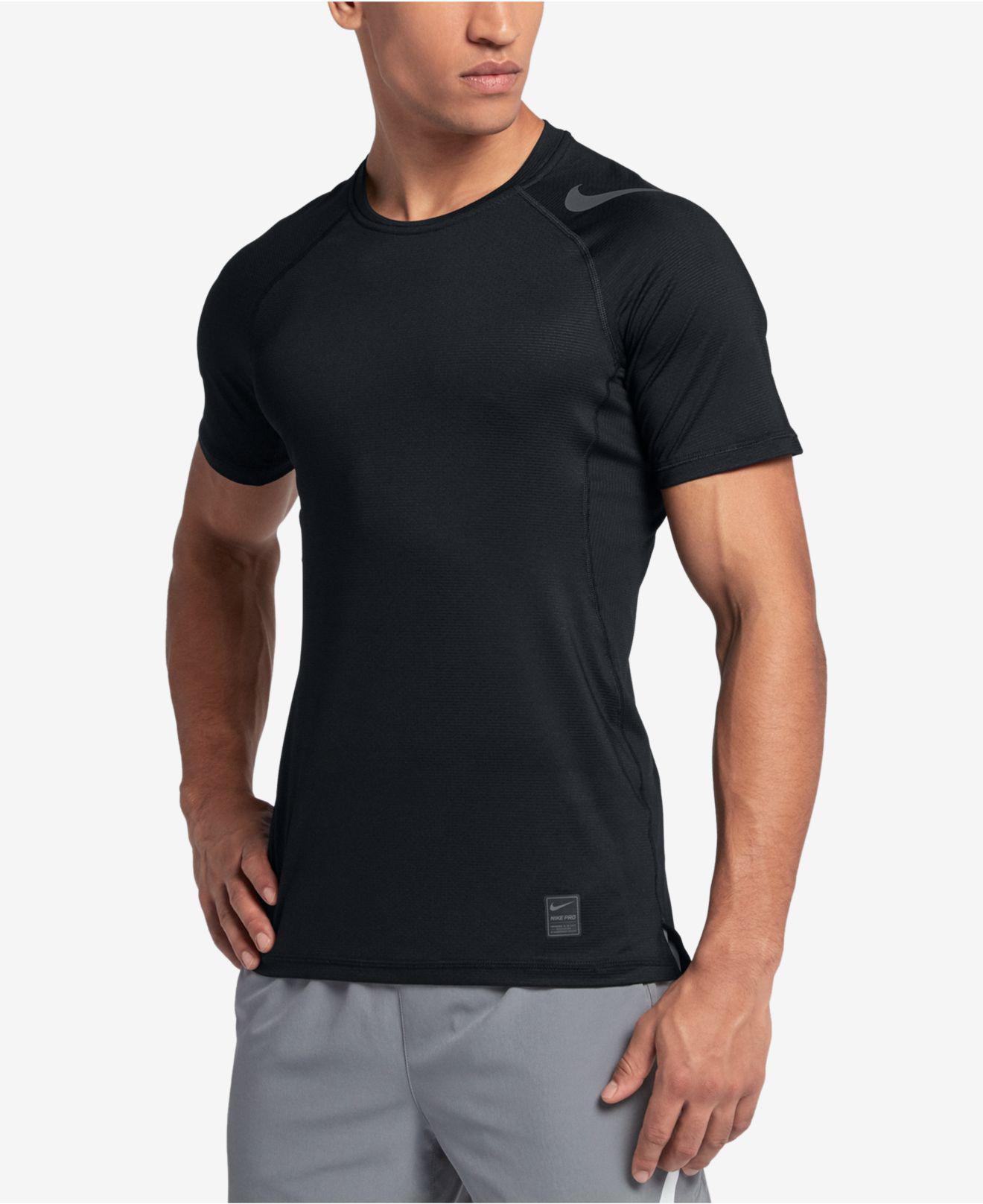 Nike Synthetic Pro Hypercool Fitted T-shirt in Black for Men | Lyst