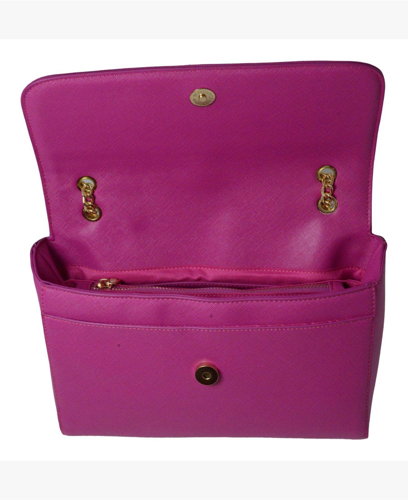 Bebe Lila Flap Shoulder Bag In Magenta Purple Lyst