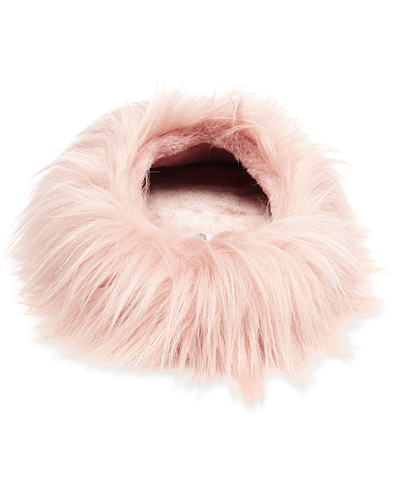 steve madden rainbow fuzzy slippers
